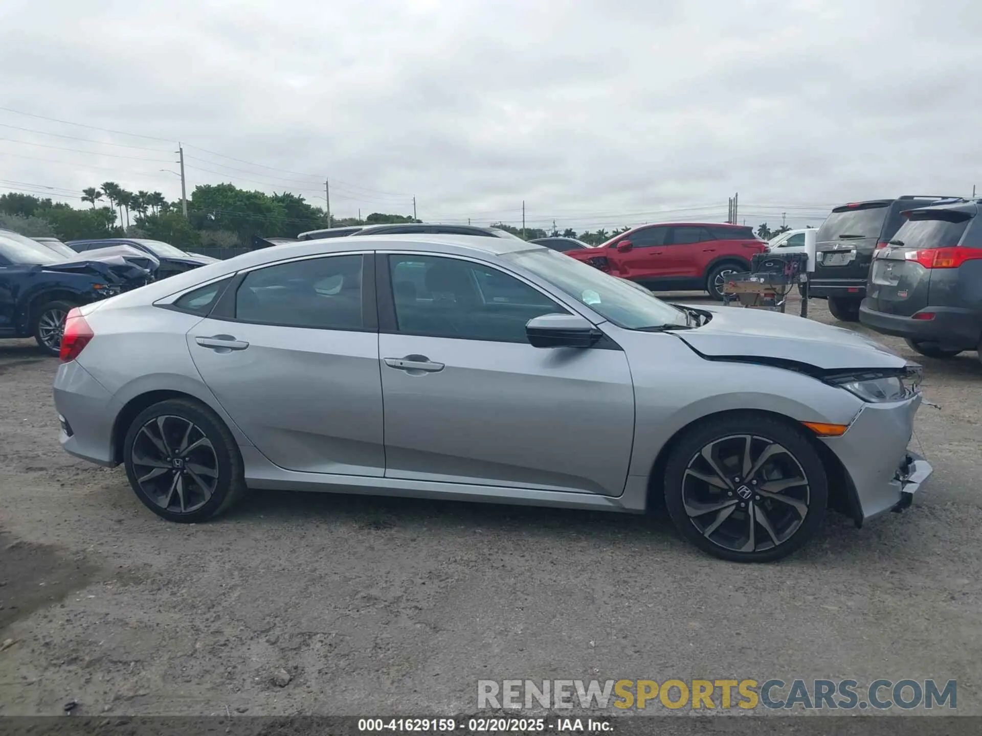 13 fotografías del automóvil dañado 2HGFC2F85LH587100 HONDA CIVIC 2020