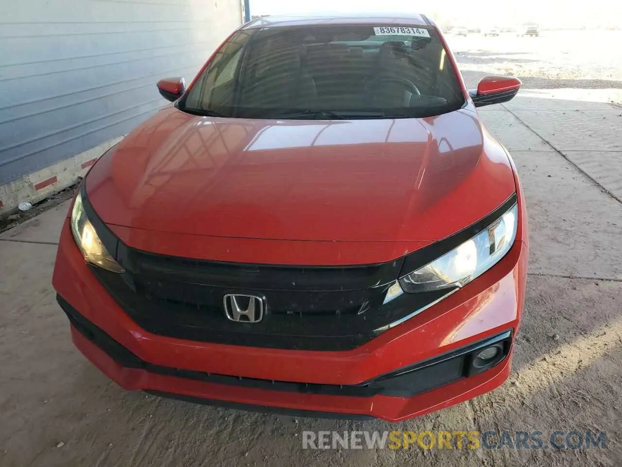 5 fotografías del automóvil dañado 2HGFC2F85LH589803 HONDA CIVIC 2020