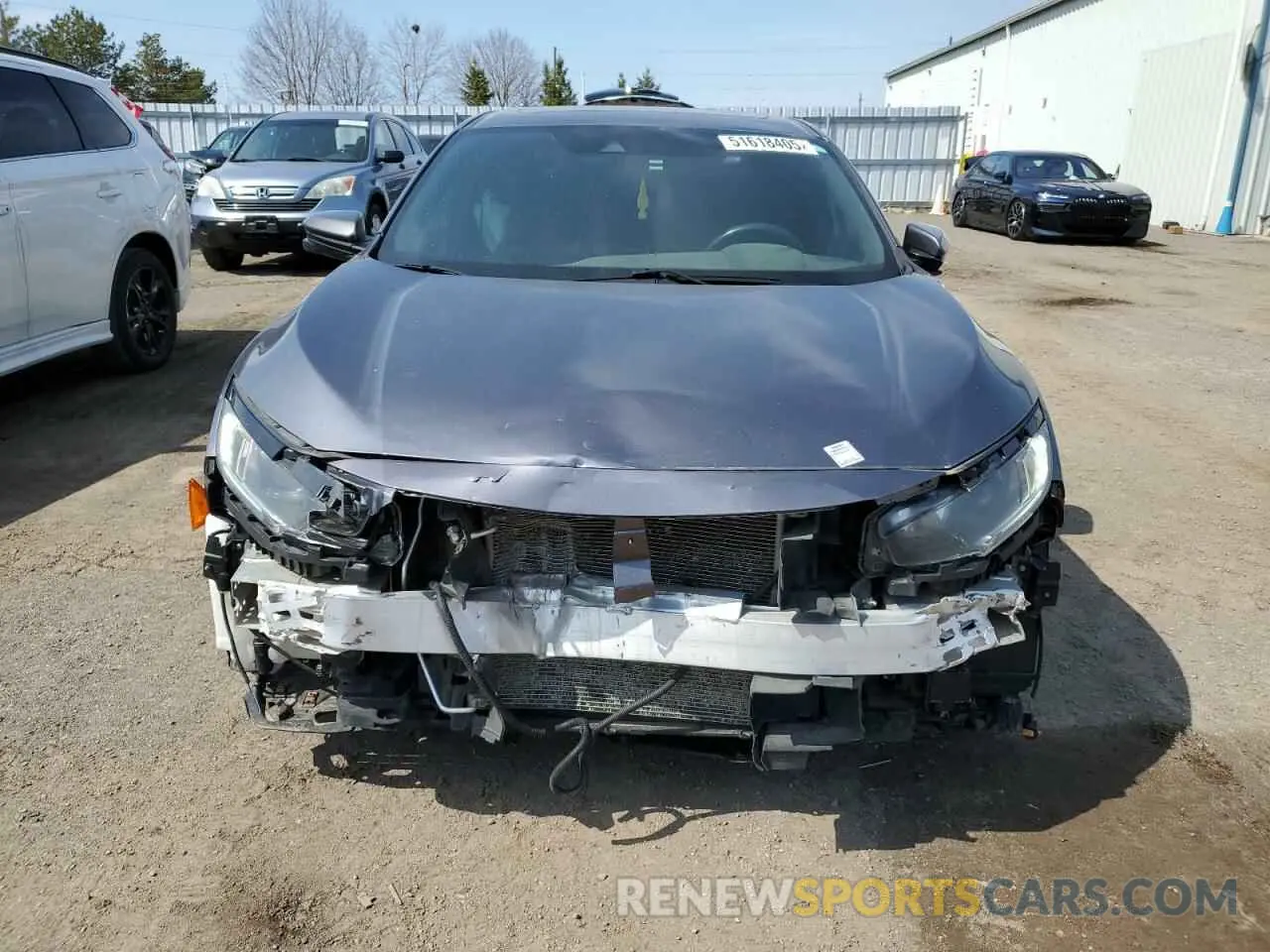 5 fotografías del automóvil dañado 2HGFC2F86LH022130 HONDA CIVIC 2020