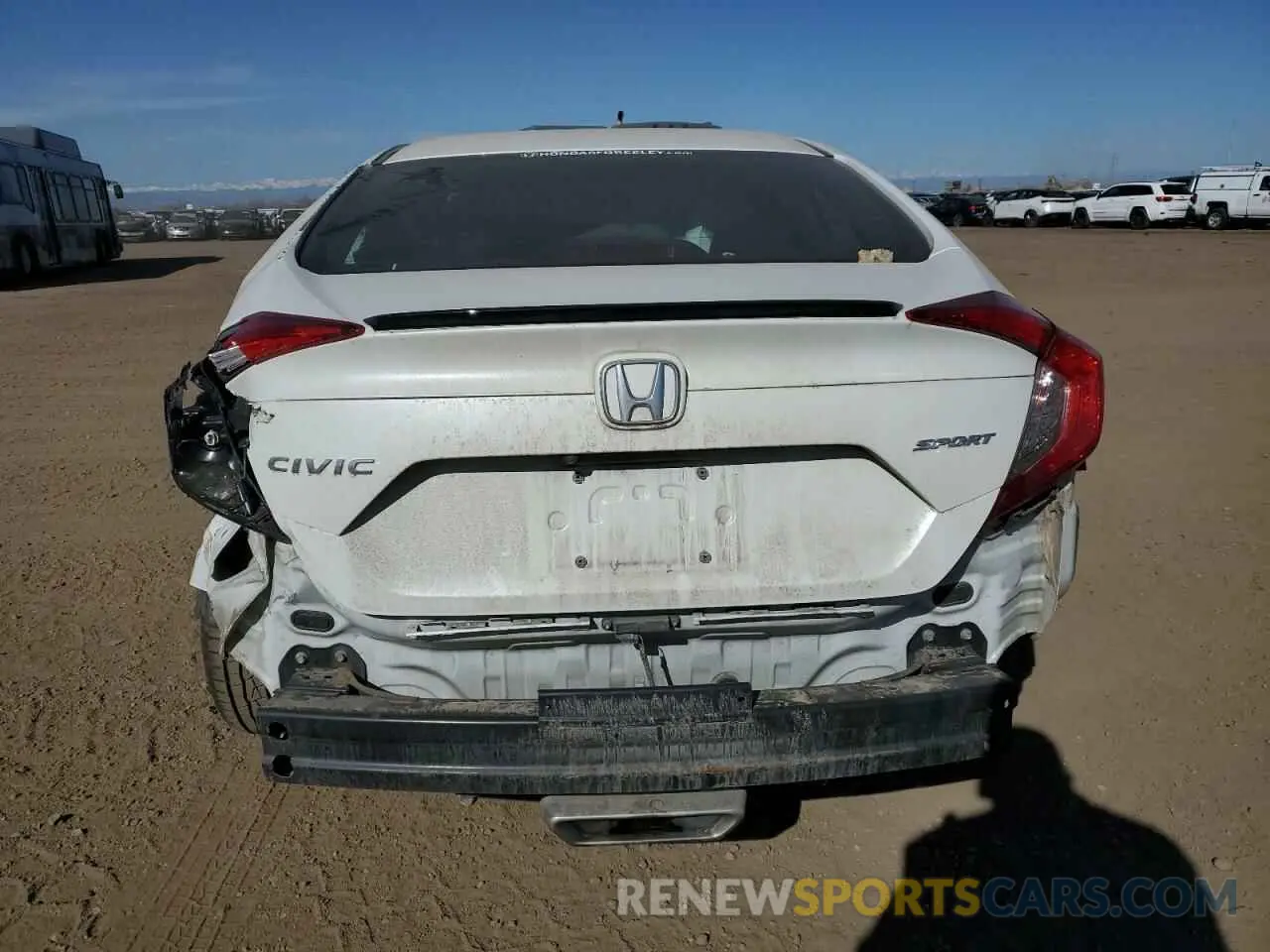 6 fotografías del automóvil dañado 2HGFC2F86LH503575 HONDA CIVIC 2020