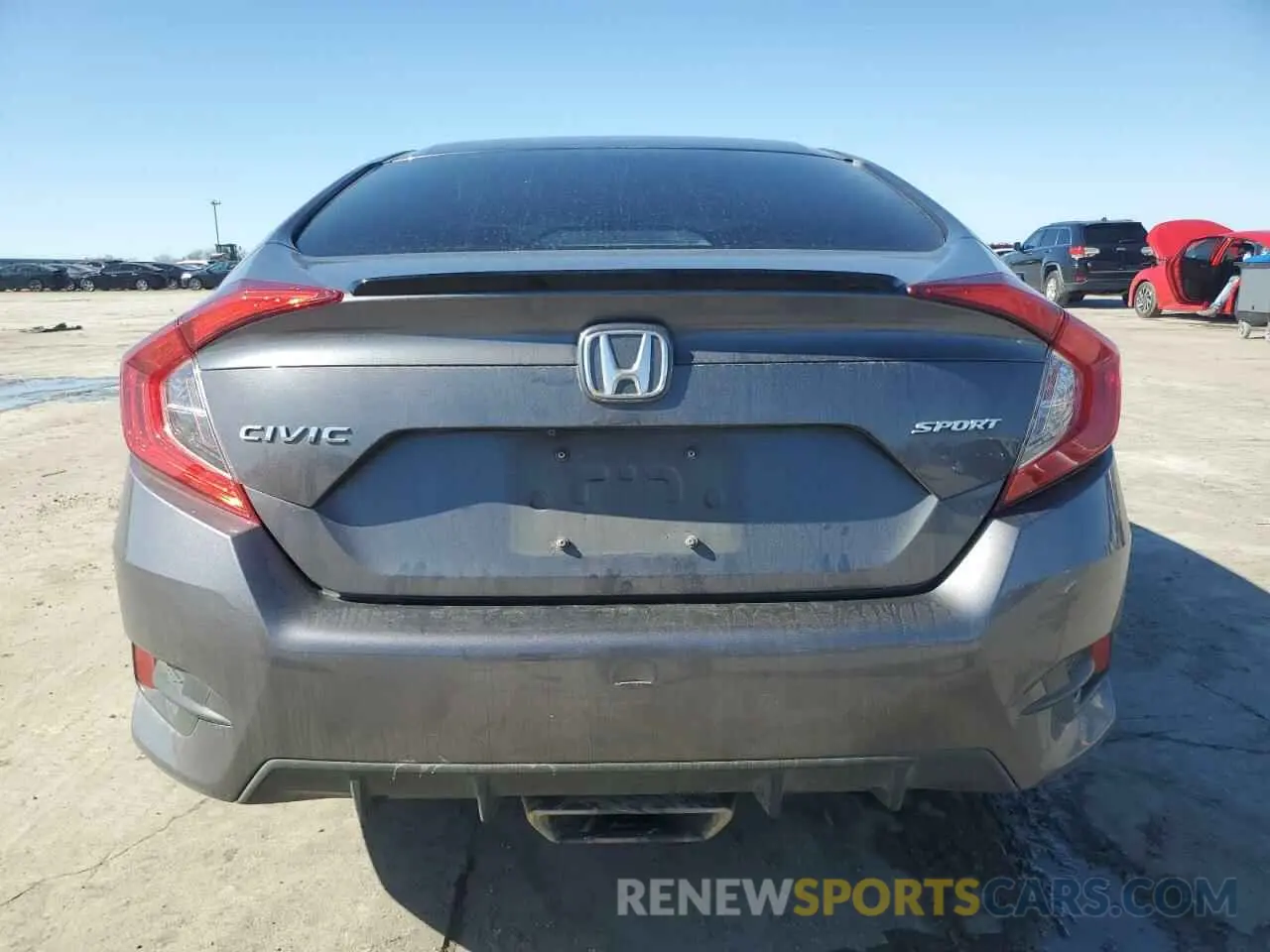 6 fotografías del automóvil dañado 2HGFC2F86LH505195 HONDA CIVIC 2020