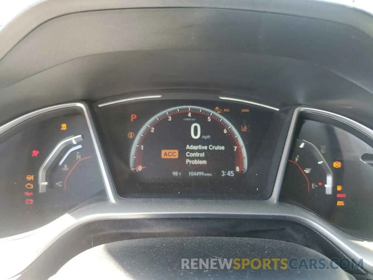 9 fotografías del automóvil dañado 2HGFC2F86LH505195 HONDA CIVIC 2020