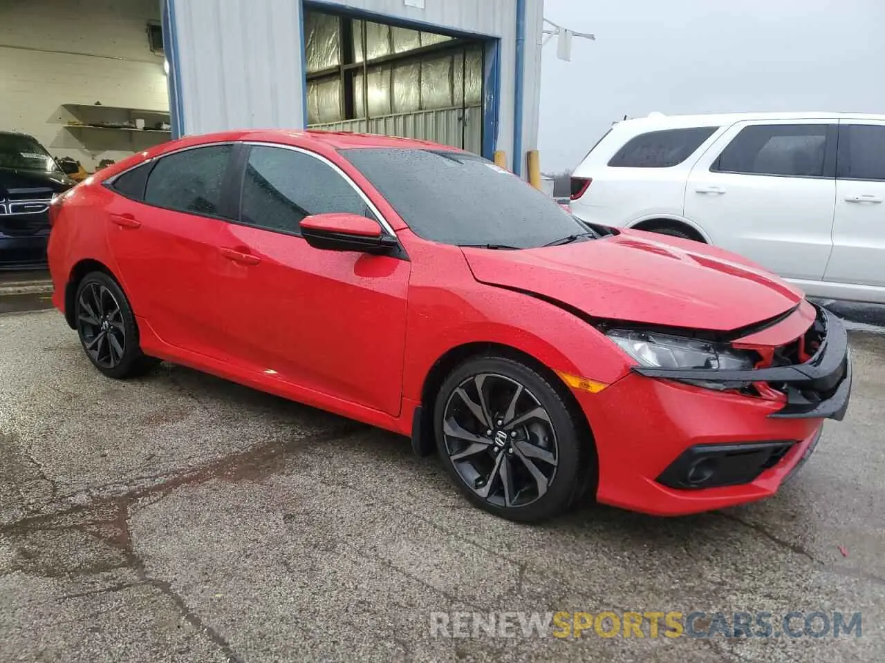 4 fotografías del automóvil dañado 2HGFC2F86LH526998 HONDA CIVIC 2020