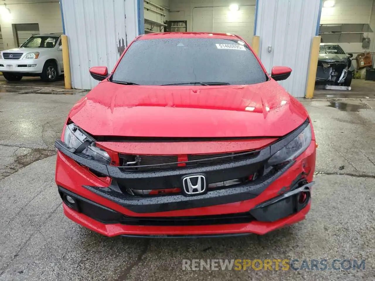5 fotografías del automóvil dañado 2HGFC2F86LH526998 HONDA CIVIC 2020