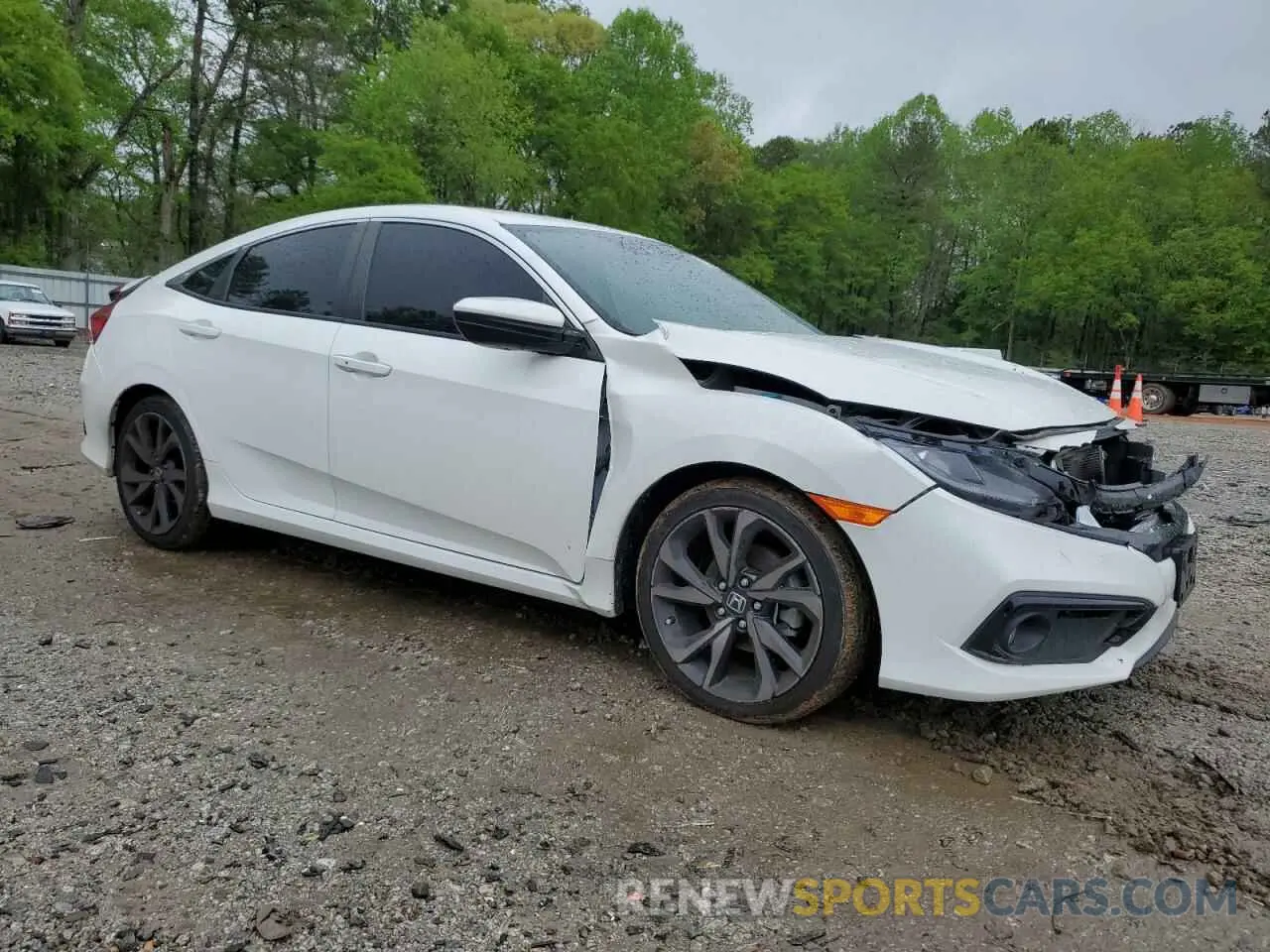 4 fotografías del automóvil dañado 2HGFC2F86LH532171 HONDA CIVIC 2020