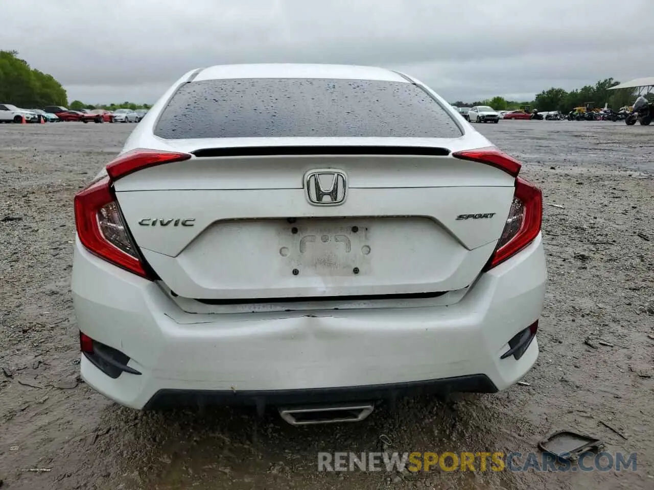 6 fotografías del automóvil dañado 2HGFC2F86LH532171 HONDA CIVIC 2020