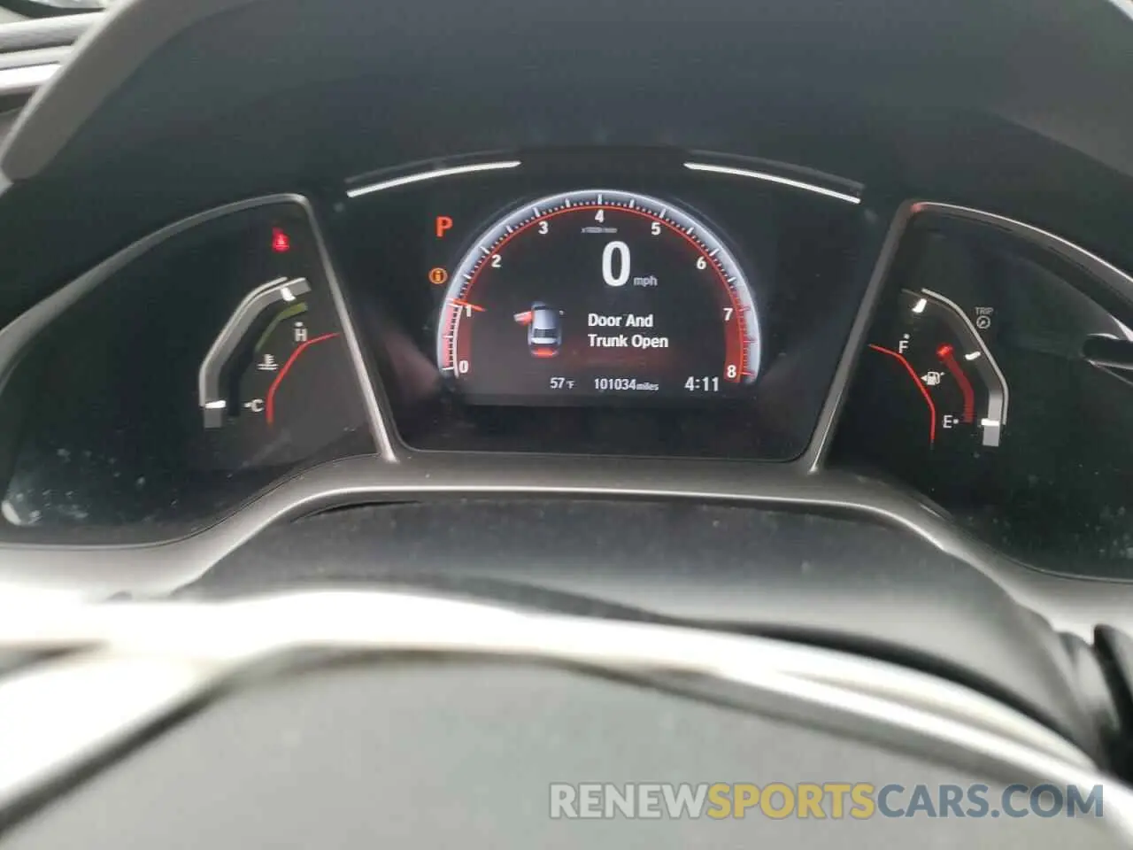 9 fotografías del automóvil dañado 2HGFC2F86LH532171 HONDA CIVIC 2020
