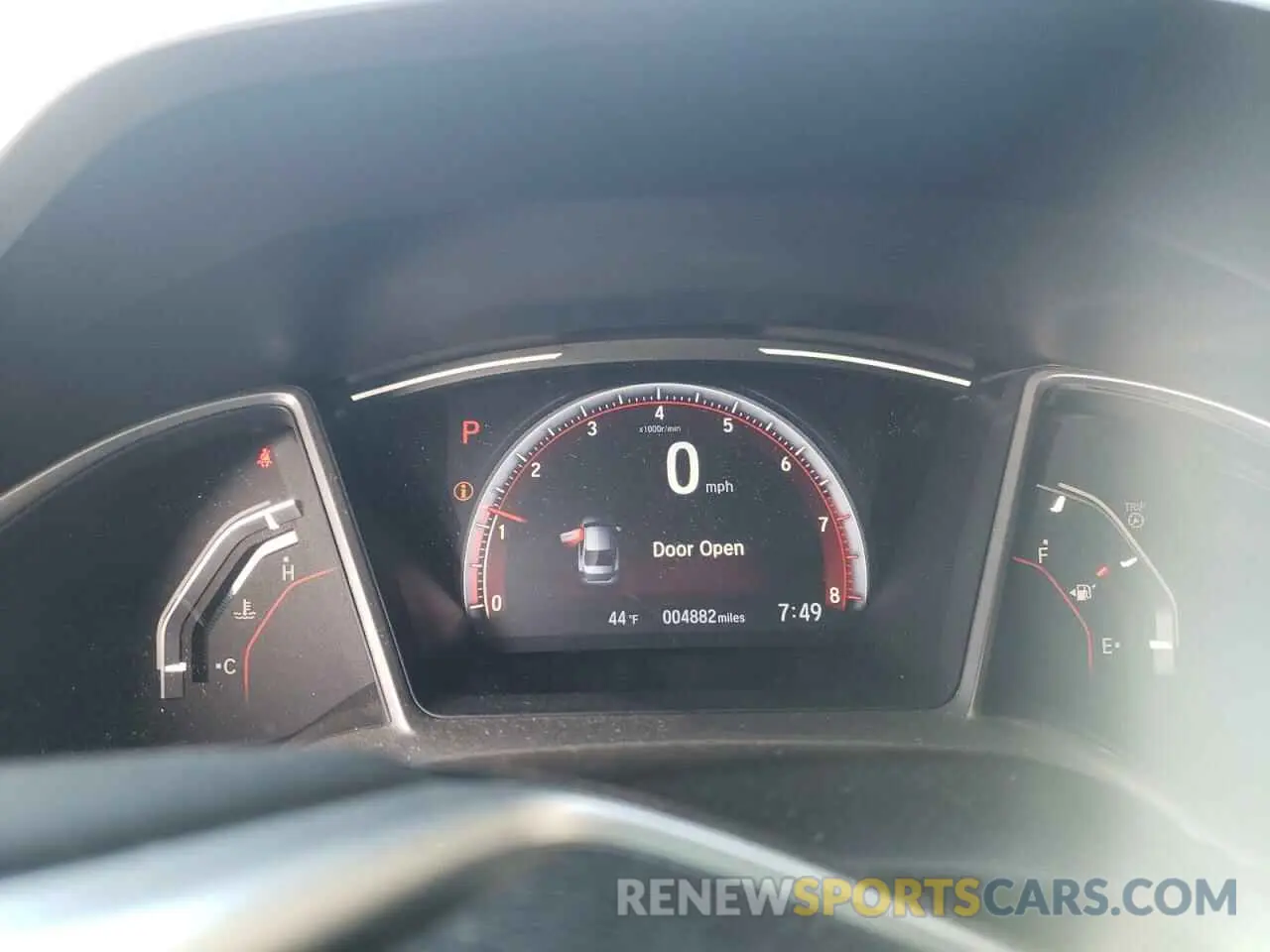 9 fotografías del automóvil dañado 2HGFC2F86LH588658 HONDA CIVIC 2020