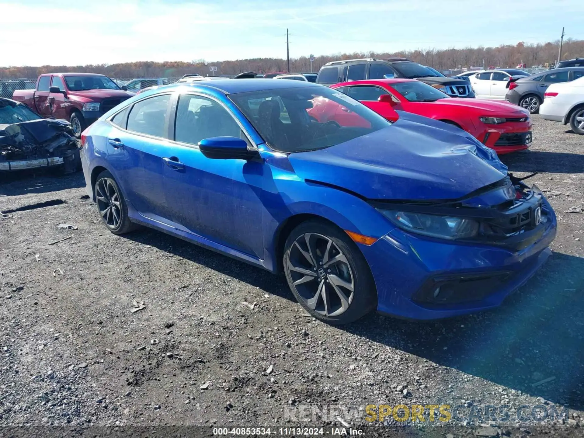 1 fotografías del automóvil dañado 2HGFC2F87LH516979 HONDA CIVIC 2020