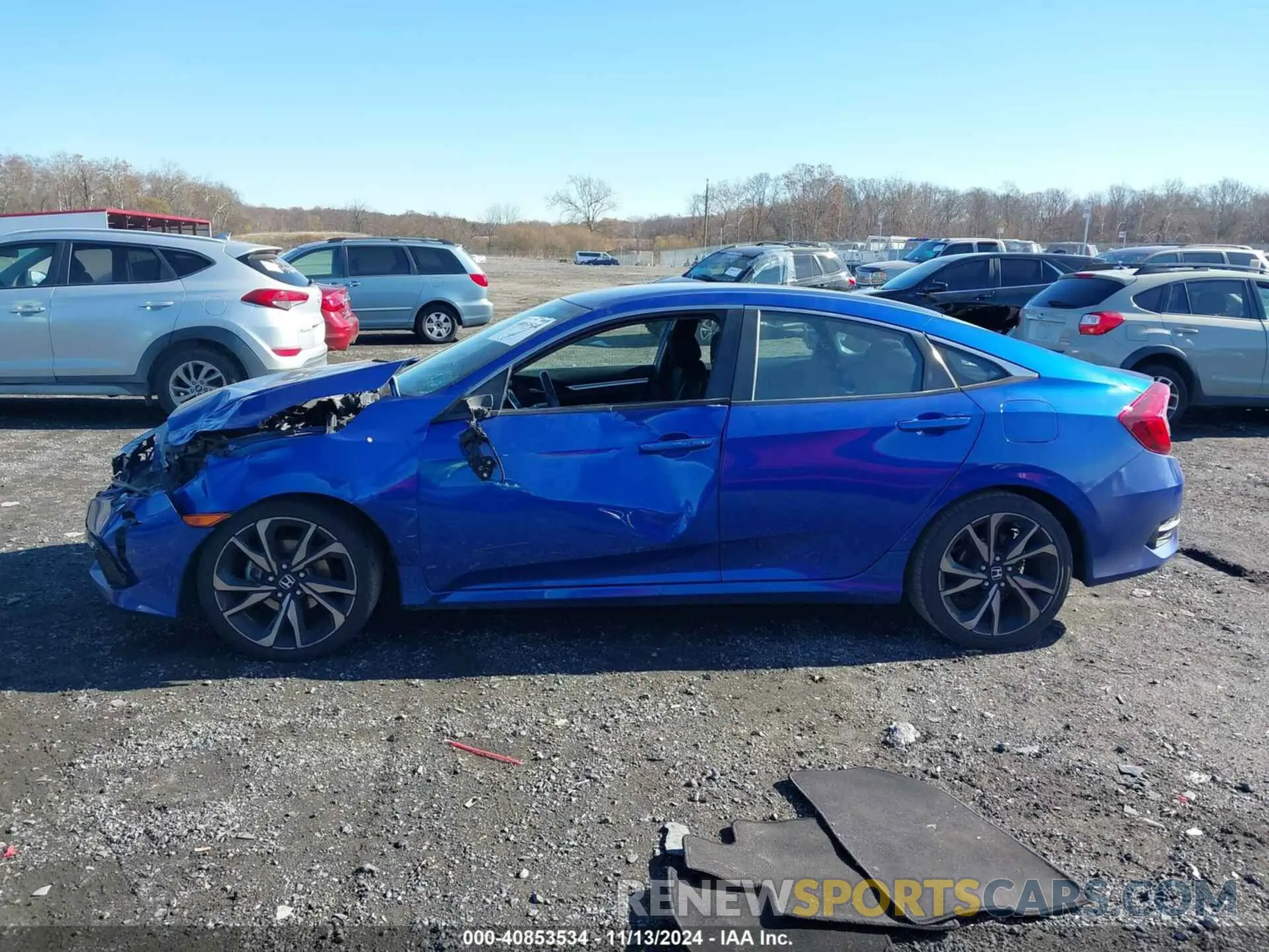 13 fotografías del automóvil dañado 2HGFC2F87LH516979 HONDA CIVIC 2020