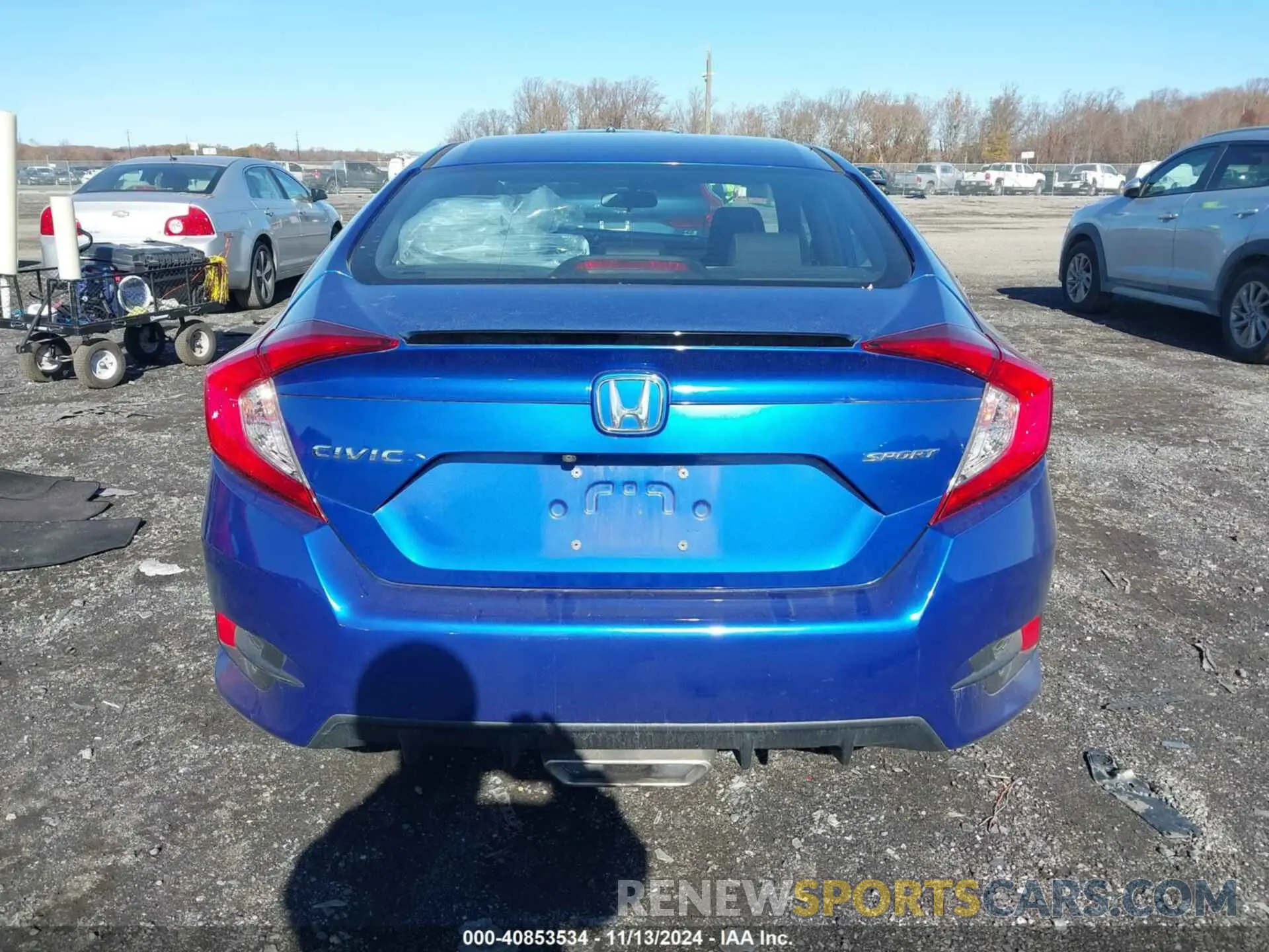 15 fotografías del automóvil dañado 2HGFC2F87LH516979 HONDA CIVIC 2020