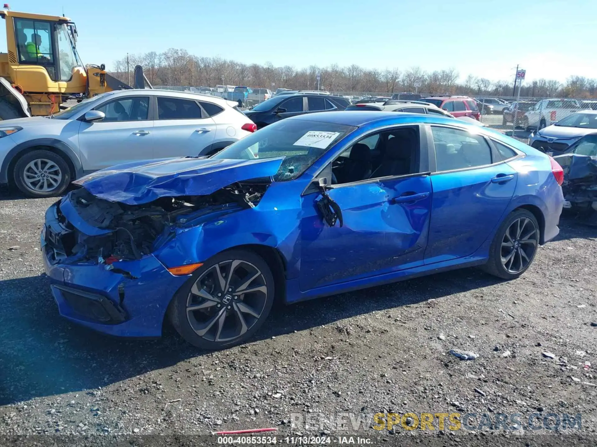 6 fotografías del automóvil dañado 2HGFC2F87LH516979 HONDA CIVIC 2020