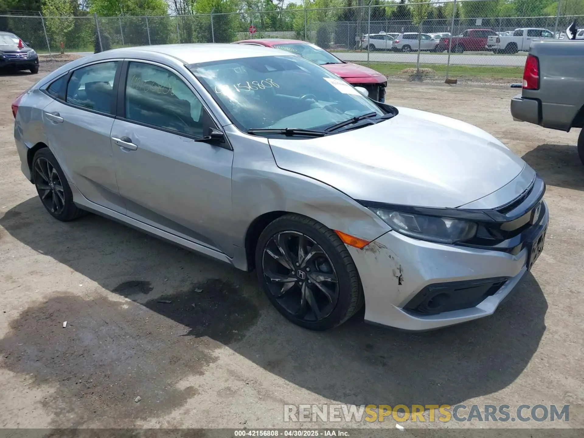 1 fotografías del automóvil dañado 2HGFC2F87LH542725 HONDA CIVIC 2020