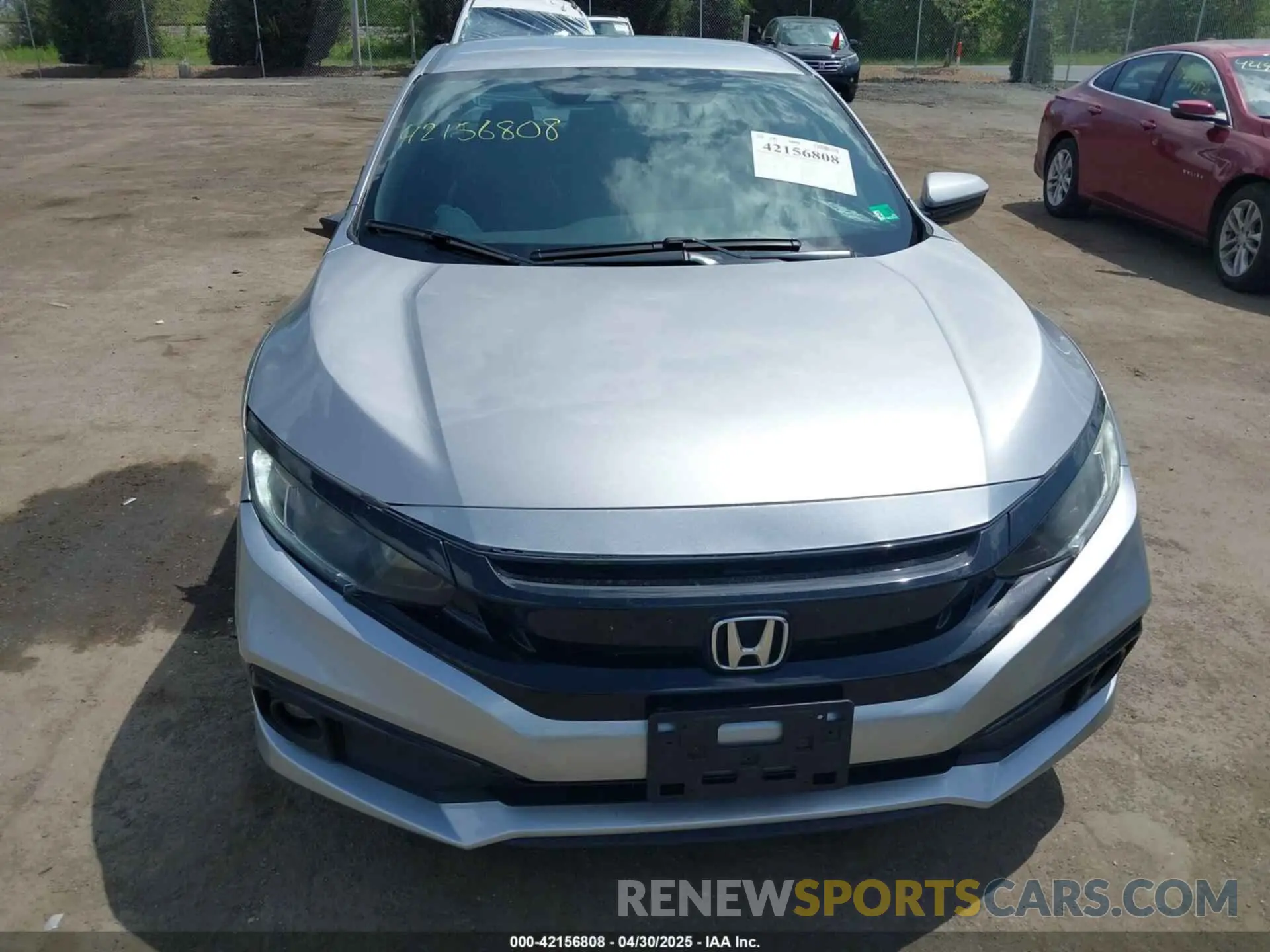 12 fotografías del automóvil dañado 2HGFC2F87LH542725 HONDA CIVIC 2020