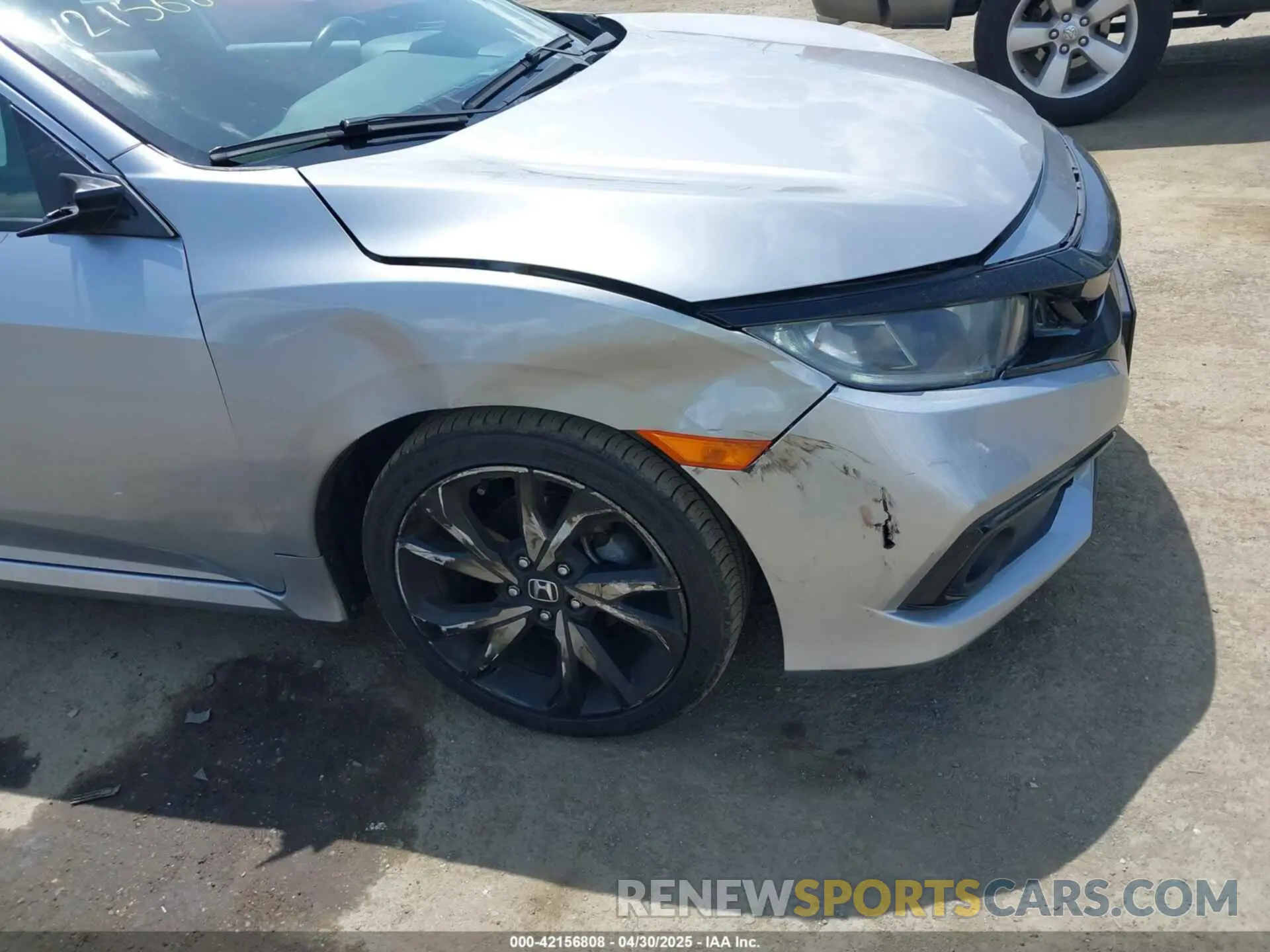 6 fotografías del automóvil dañado 2HGFC2F87LH542725 HONDA CIVIC 2020