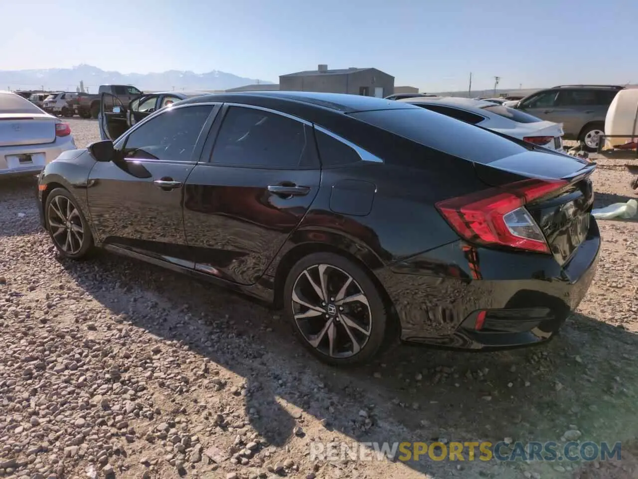 2 fotografías del automóvil dañado 2HGFC2F87LH545592 HONDA CIVIC 2020
