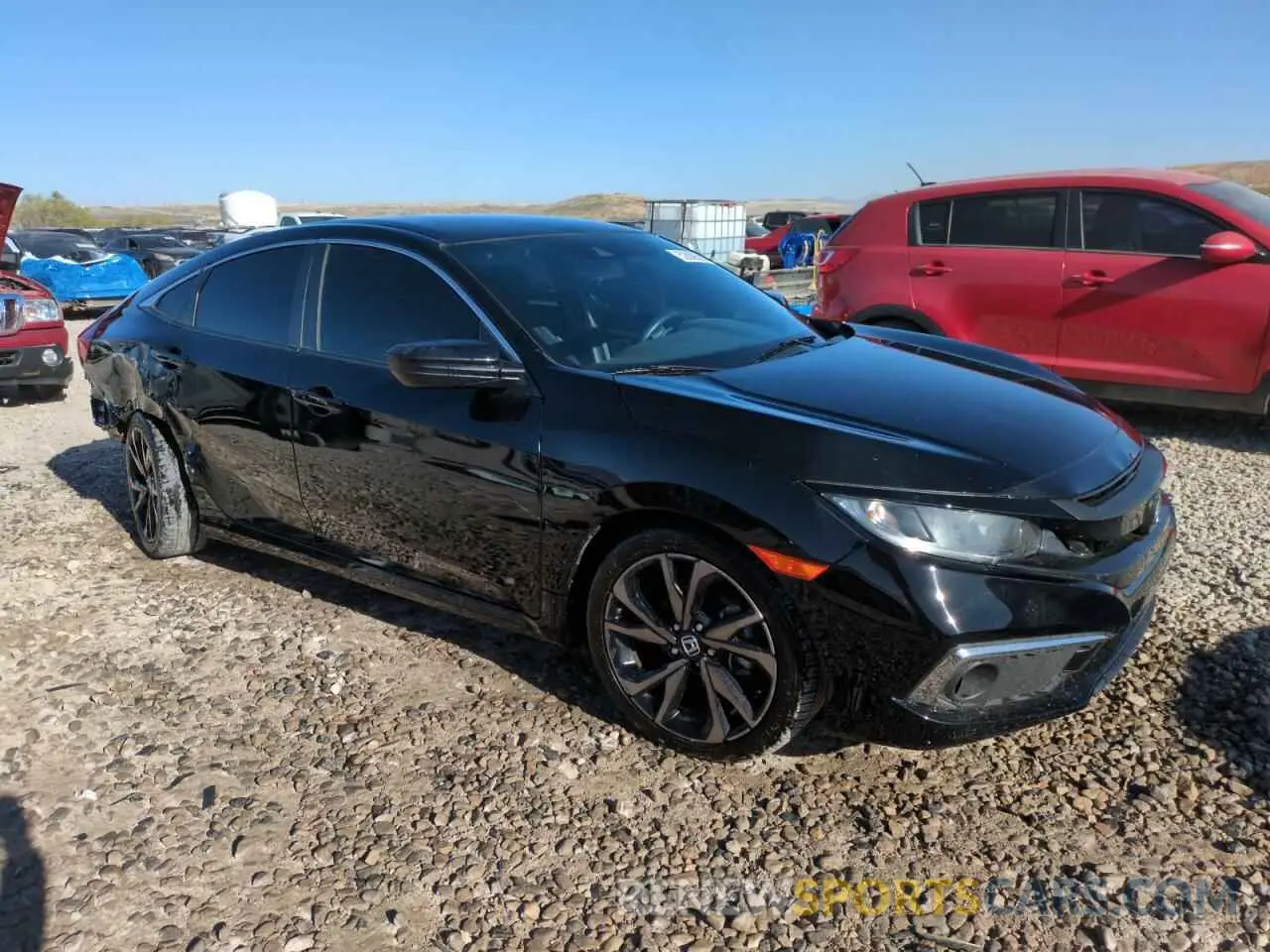 4 fotografías del automóvil dañado 2HGFC2F87LH545592 HONDA CIVIC 2020