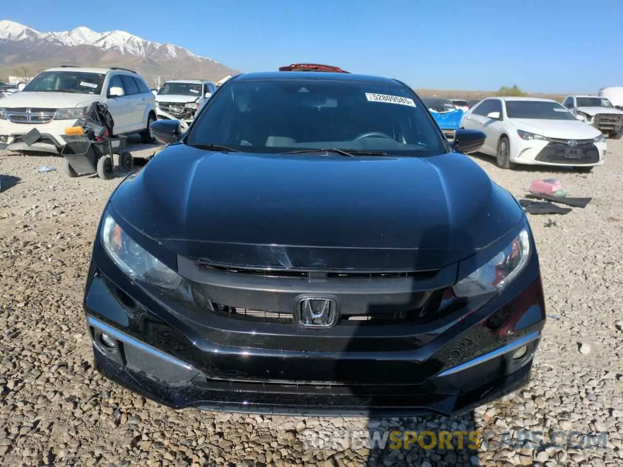 5 fotografías del automóvil dañado 2HGFC2F87LH545592 HONDA CIVIC 2020