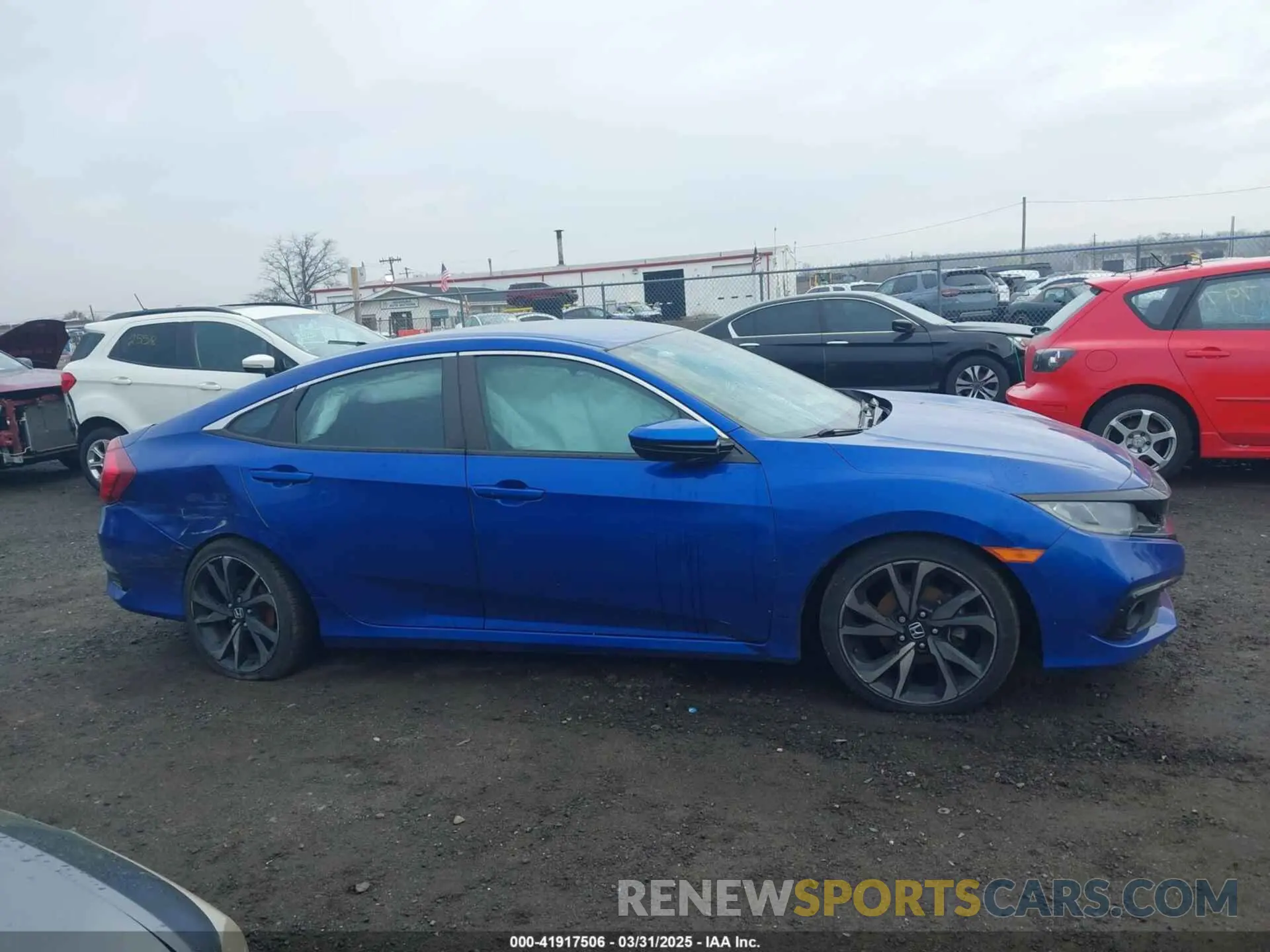 12 fotografías del automóvil dañado 2HGFC2F87LH546581 HONDA CIVIC 2020