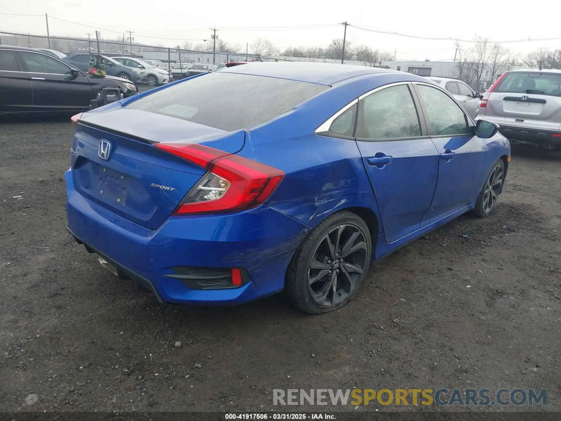 4 fotografías del automóvil dañado 2HGFC2F87LH546581 HONDA CIVIC 2020
