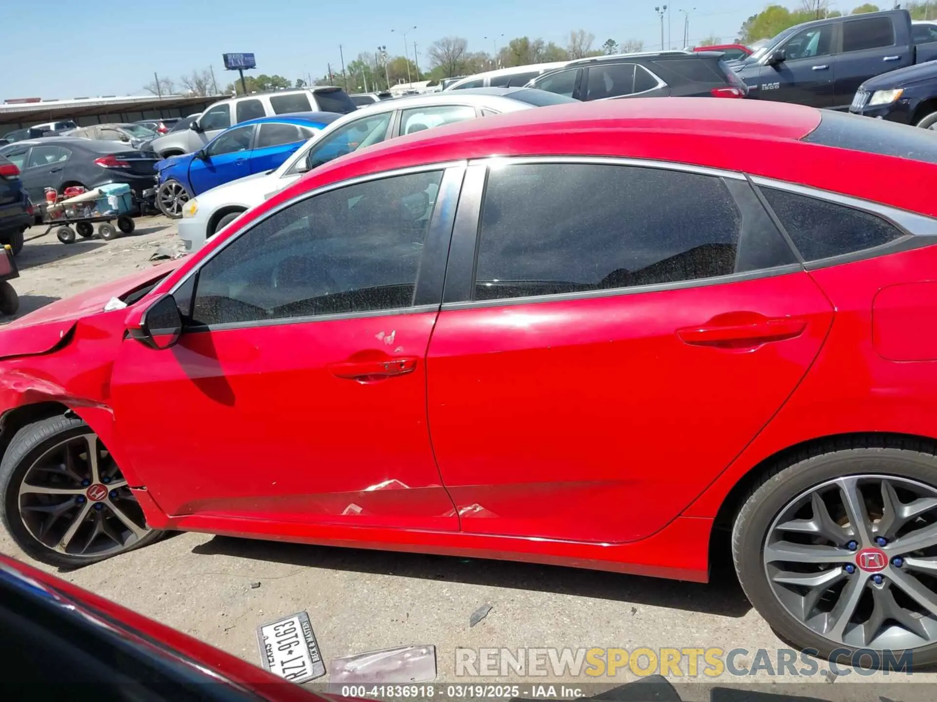 13 fotografías del automóvil dañado 2HGFC2F87LH586109 HONDA CIVIC 2020