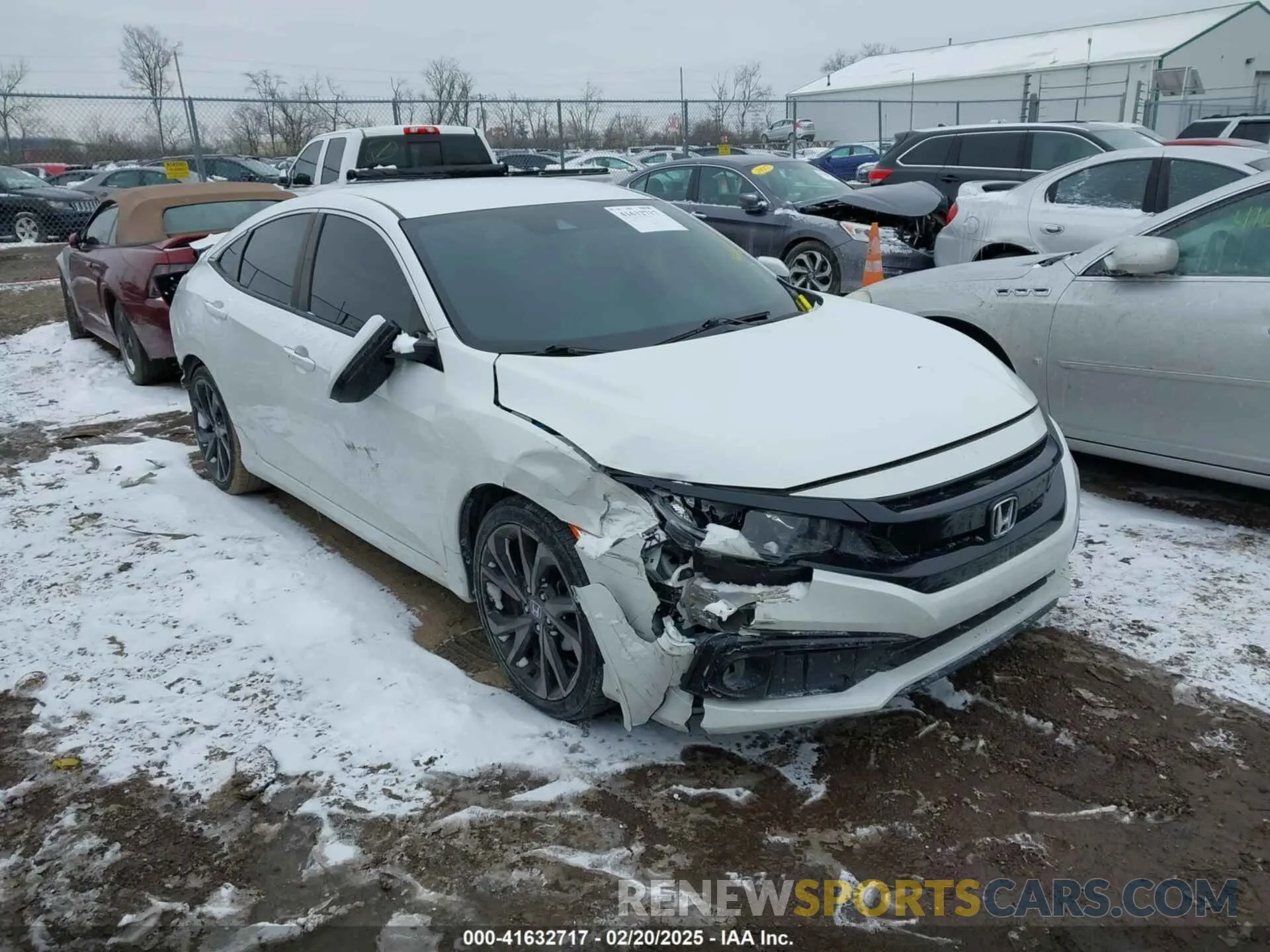 1 fotografías del automóvil dañado 2HGFC2F88LH532186 HONDA CIVIC 2020