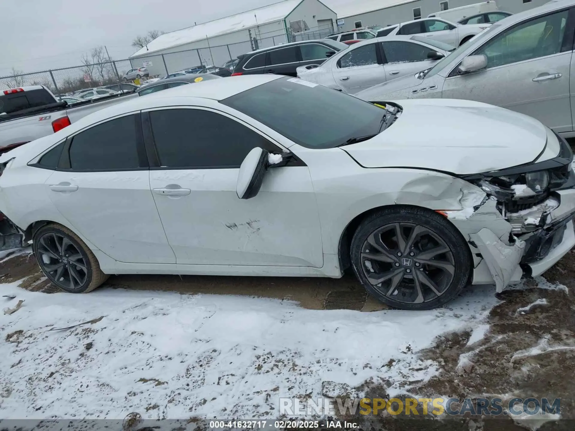 14 fotografías del automóvil dañado 2HGFC2F88LH532186 HONDA CIVIC 2020