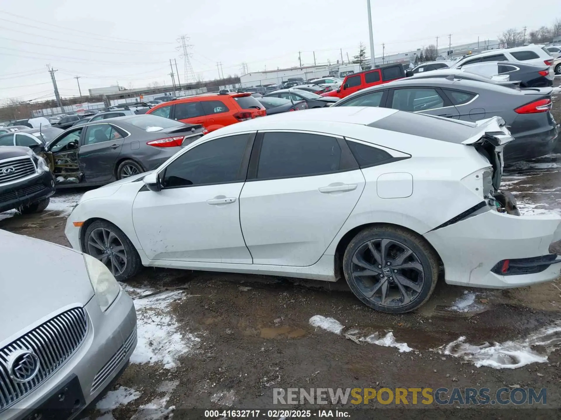 15 fotografías del automóvil dañado 2HGFC2F88LH532186 HONDA CIVIC 2020