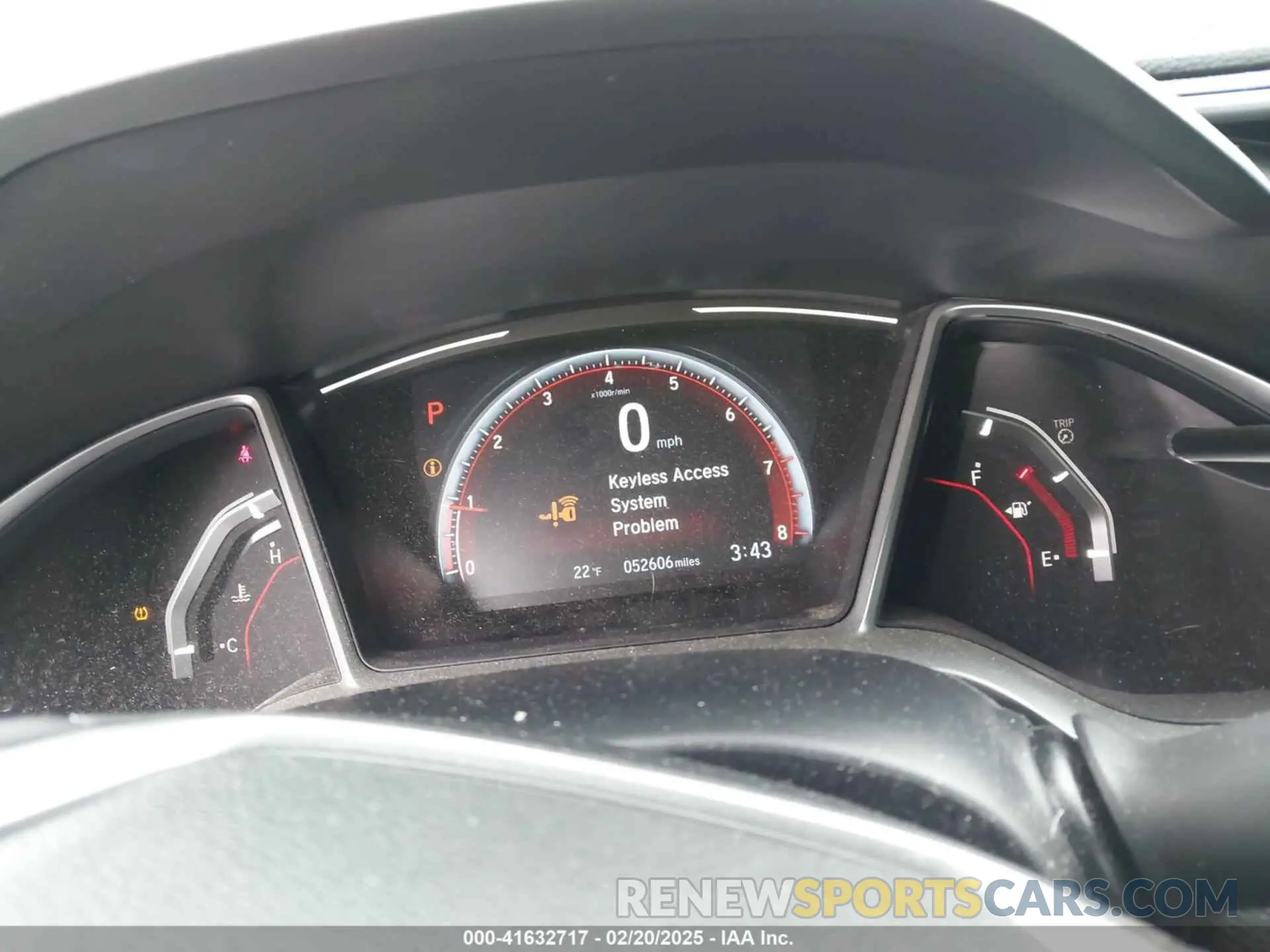 7 fotografías del automóvil dañado 2HGFC2F88LH532186 HONDA CIVIC 2020