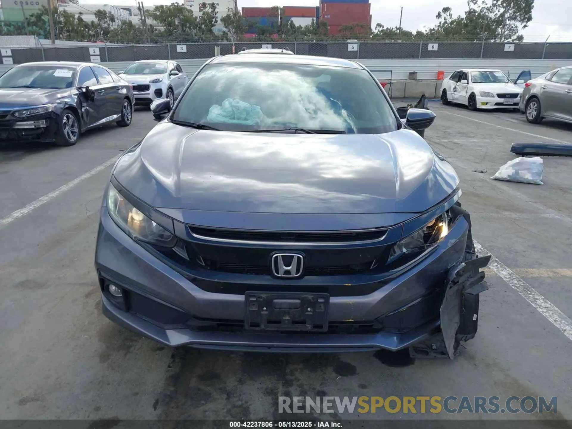12 fotografías del automóvil dañado 2HGFC2F88LH545116 HONDA CIVIC 2020