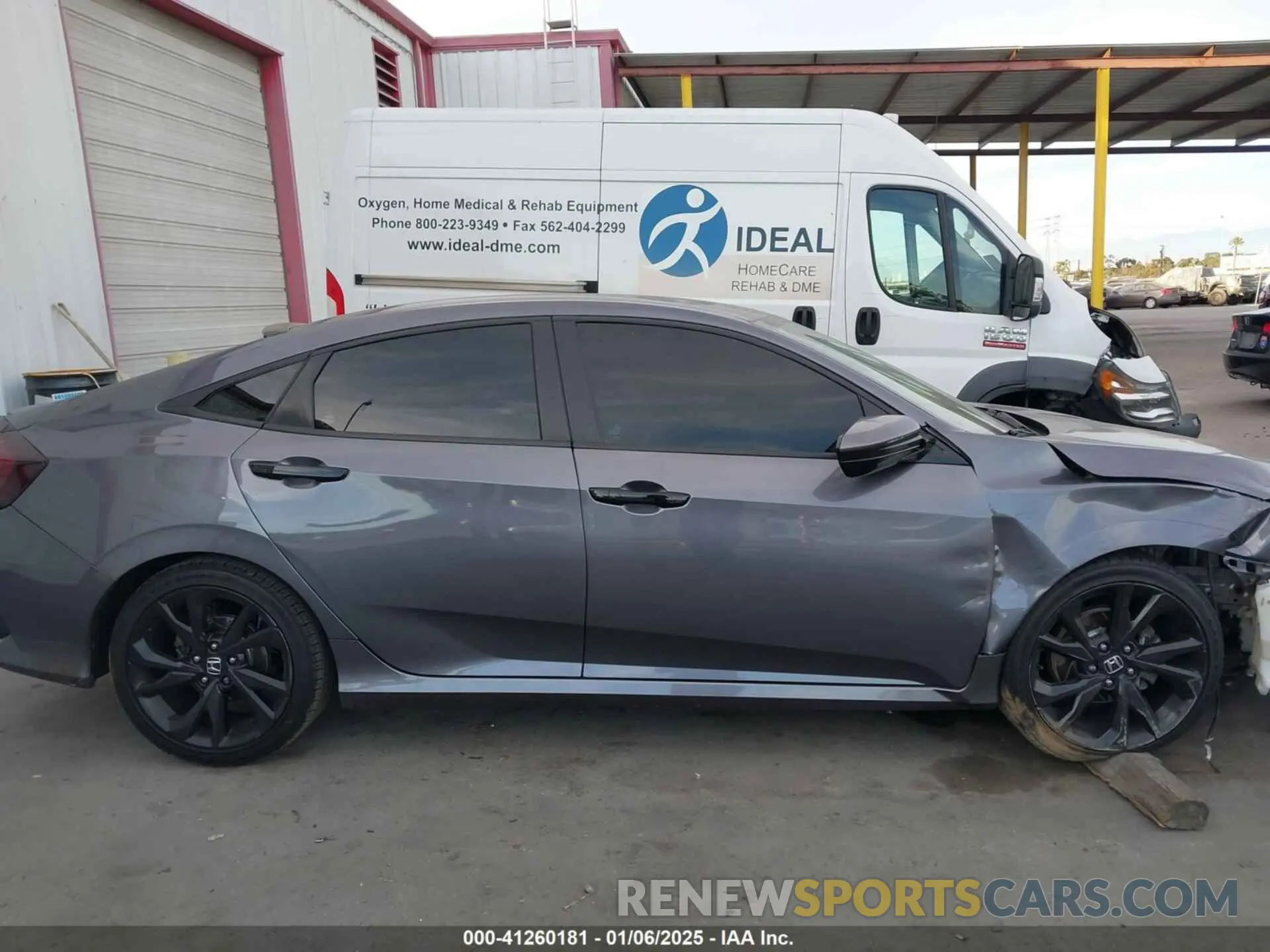 12 fotografías del automóvil dañado 2HGFC2F88LH545892 HONDA CIVIC 2020