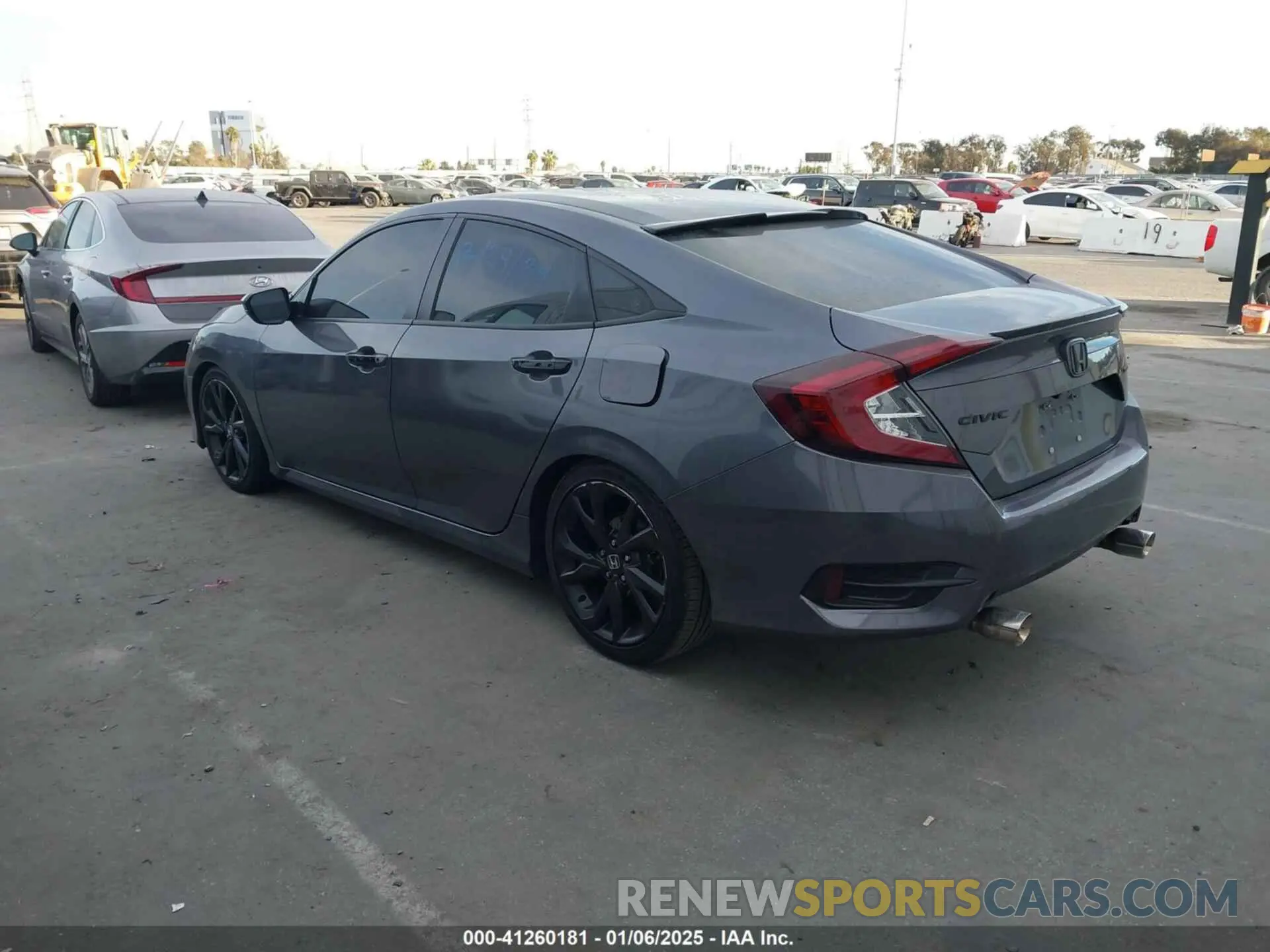 3 fotografías del automóvil dañado 2HGFC2F88LH545892 HONDA CIVIC 2020