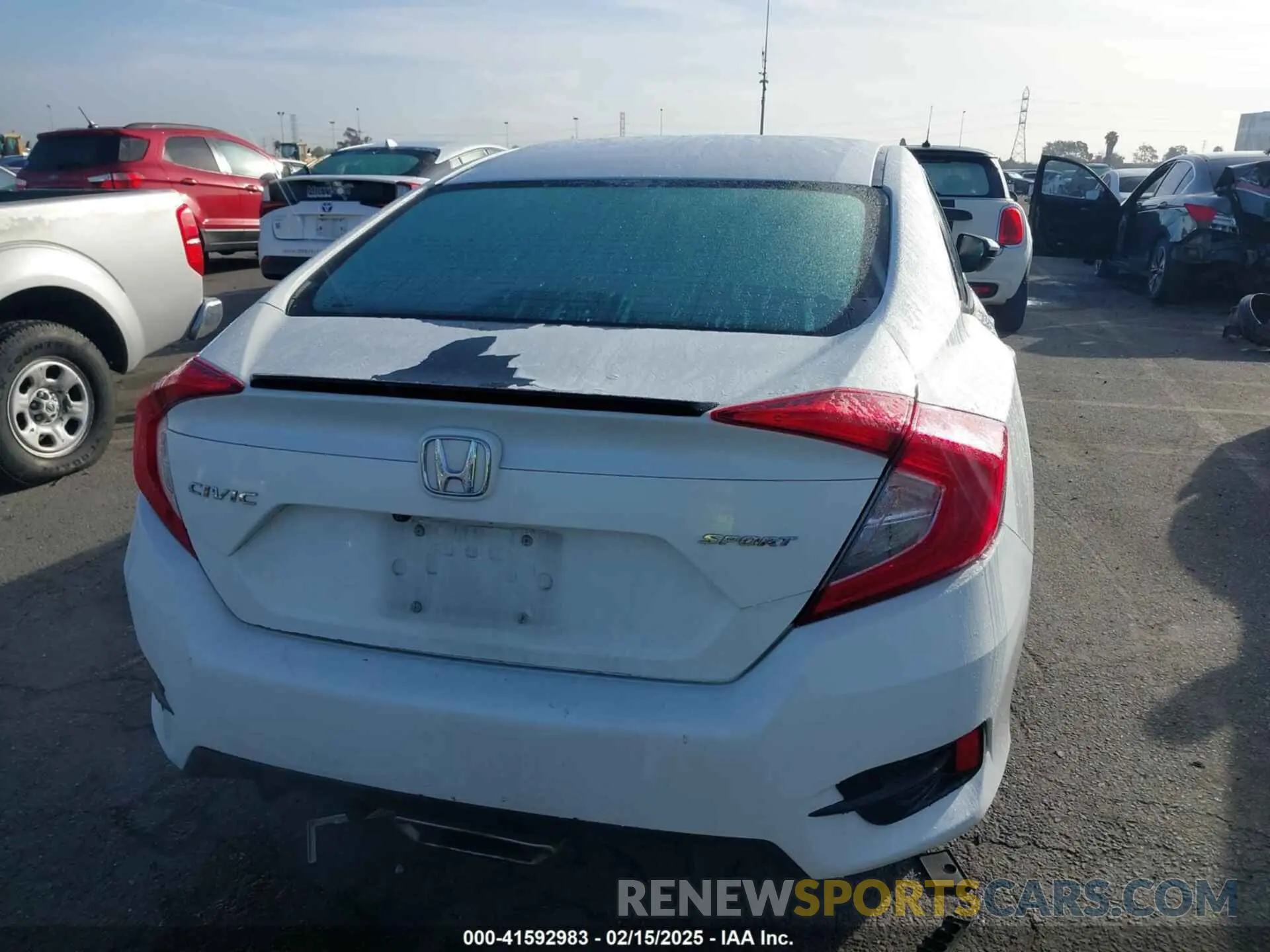17 fotografías del automóvil dañado 2HGFC2F88LH553023 HONDA CIVIC 2020