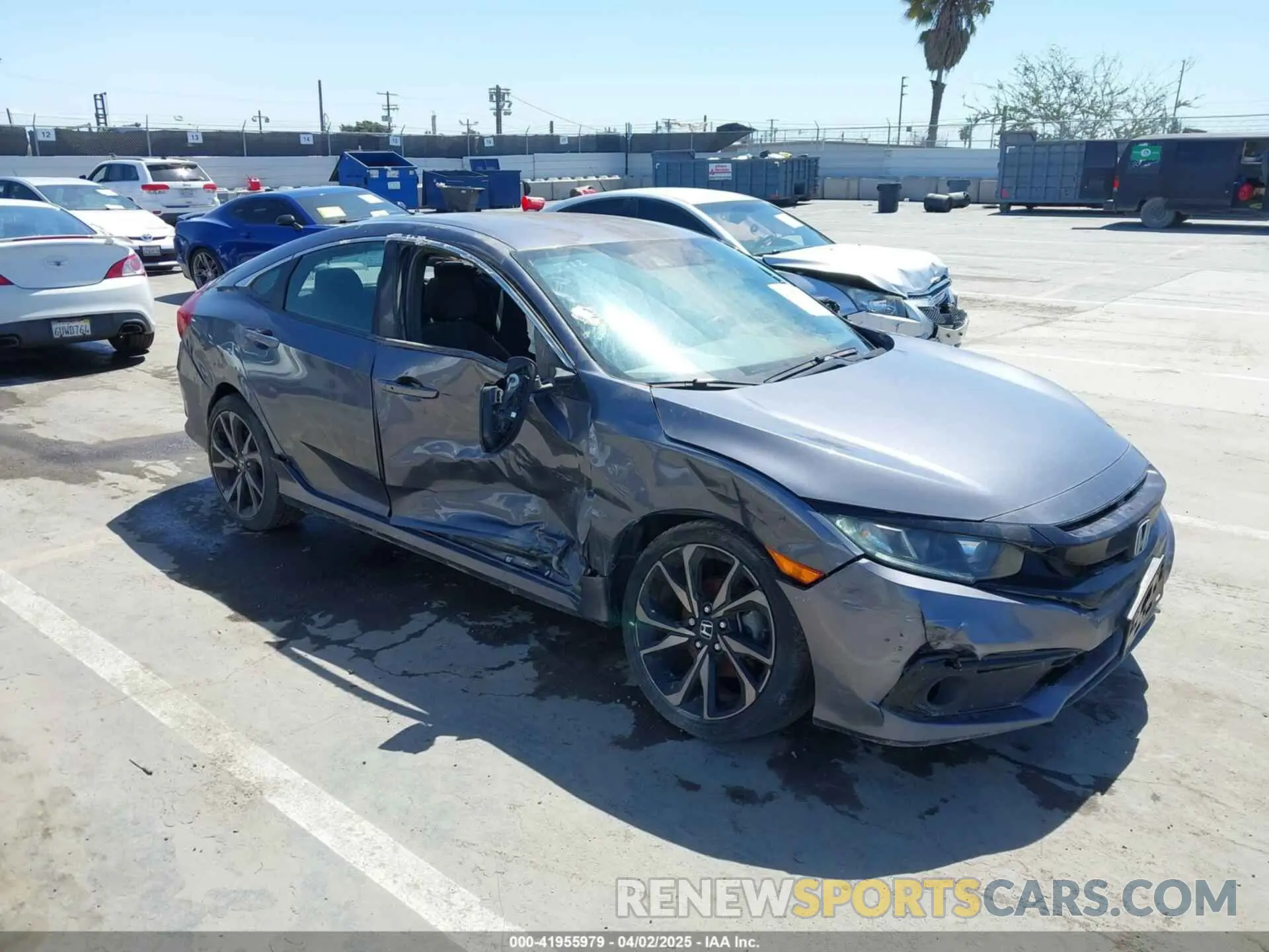 1 fotografías del automóvil dañado 2HGFC2F88LH558707 HONDA CIVIC 2020