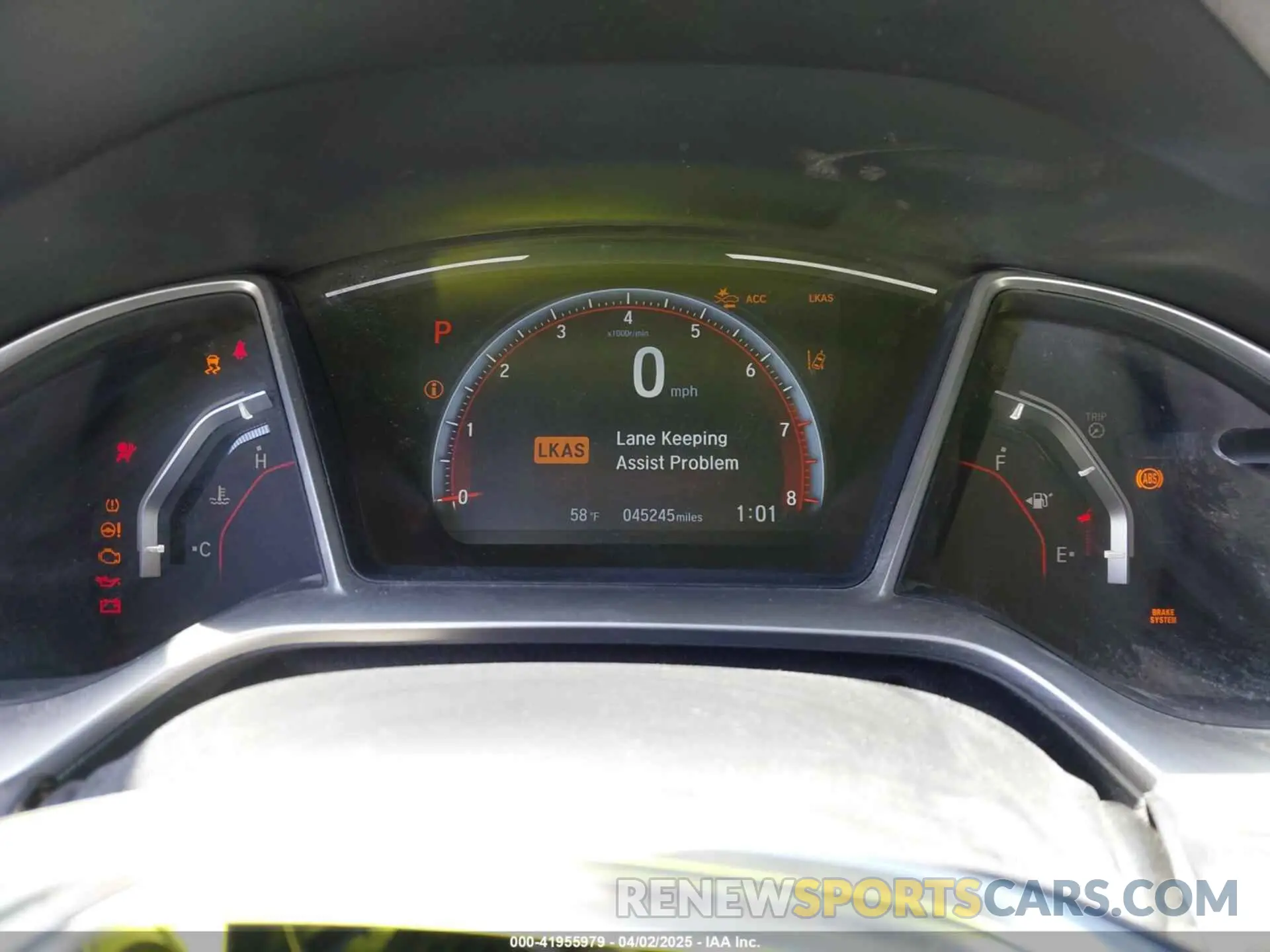 7 fotografías del automóvil dañado 2HGFC2F88LH558707 HONDA CIVIC 2020