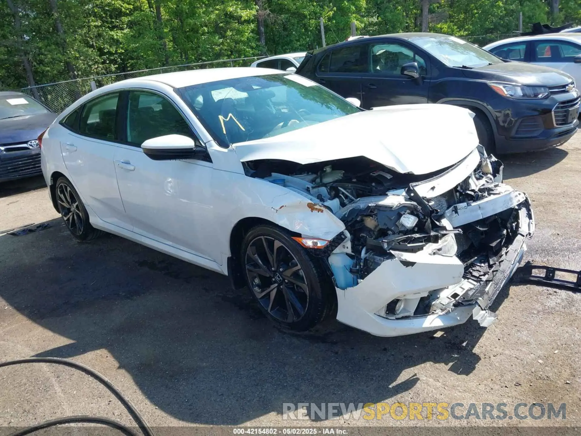 1 fotografías del automóvil dañado 2HGFC2F88LH579525 HONDA CIVIC 2020