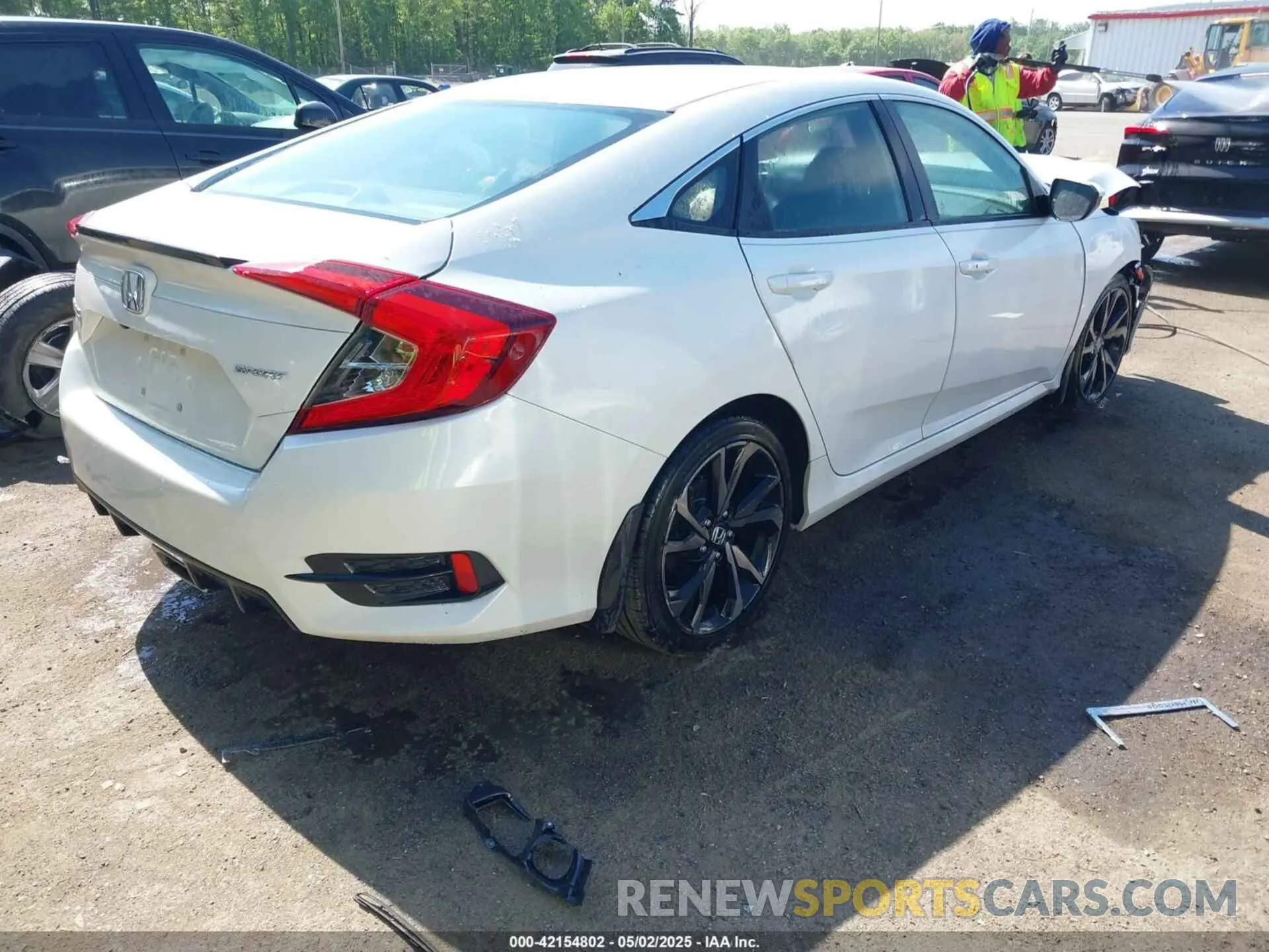4 fotografías del automóvil dañado 2HGFC2F88LH579525 HONDA CIVIC 2020