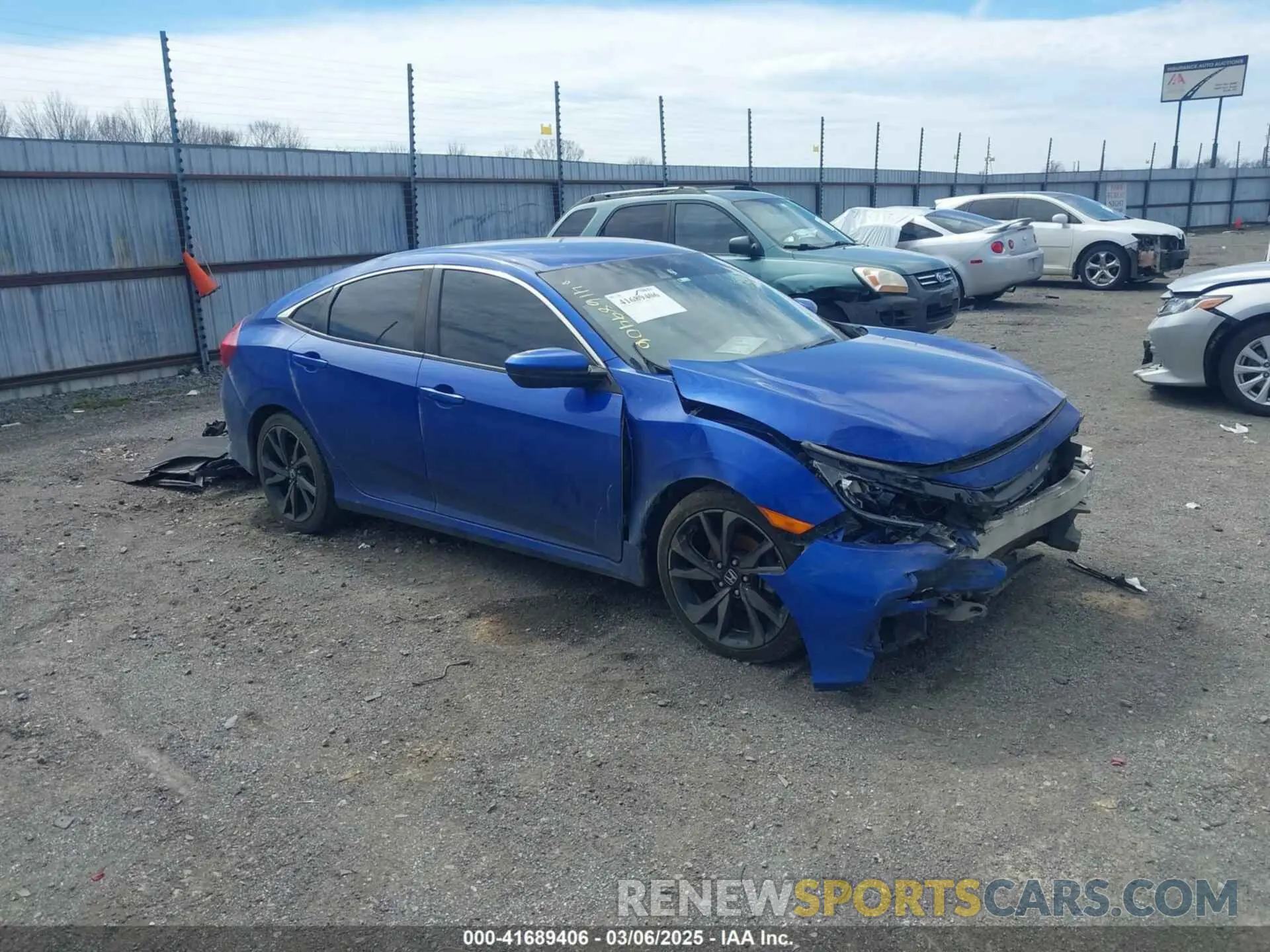 1 fotografías del automóvil dañado 2HGFC2F88LH582070 HONDA CIVIC 2020