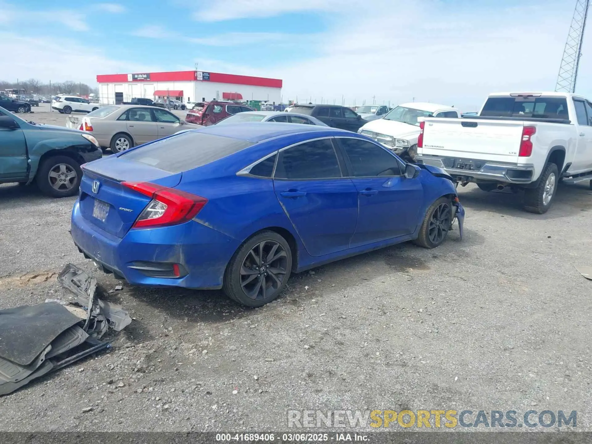 4 fotografías del automóvil dañado 2HGFC2F88LH582070 HONDA CIVIC 2020