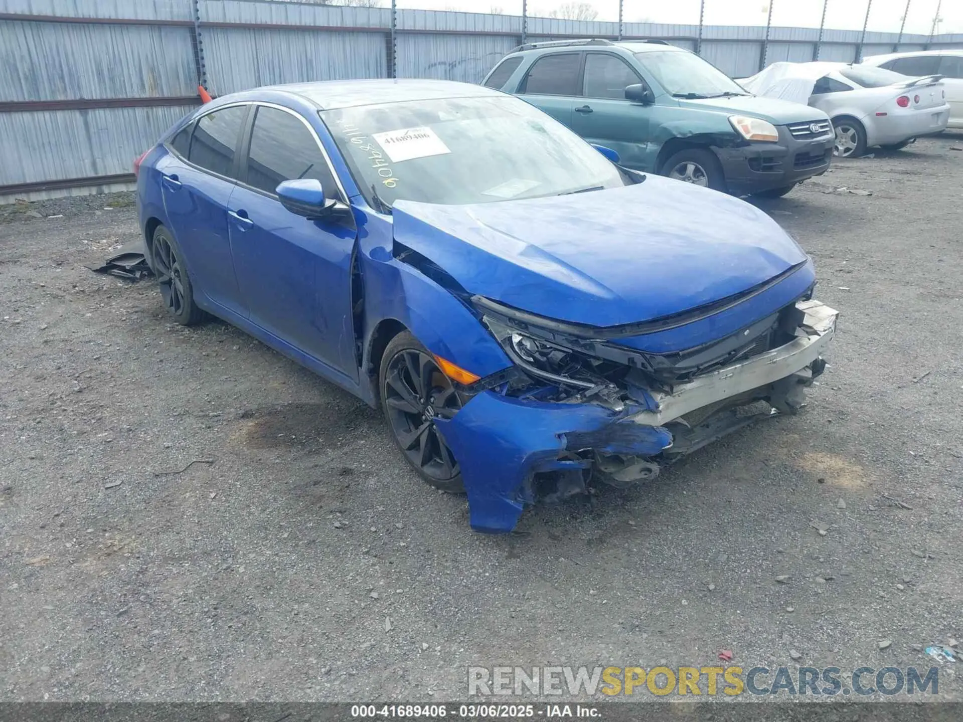 6 fotografías del automóvil dañado 2HGFC2F88LH582070 HONDA CIVIC 2020