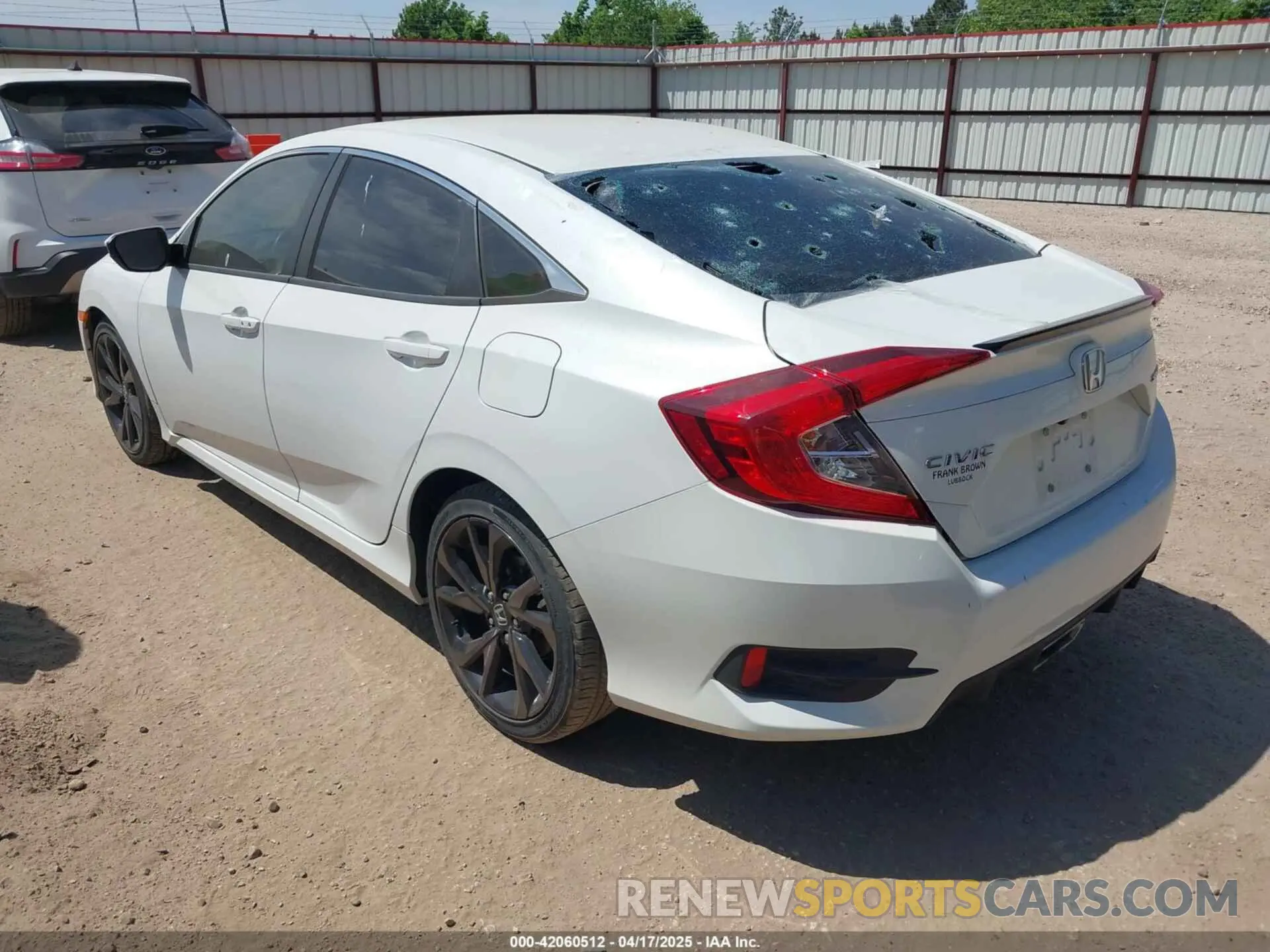 3 fotografías del automóvil dañado 2HGFC2F88LH599533 HONDA CIVIC 2020