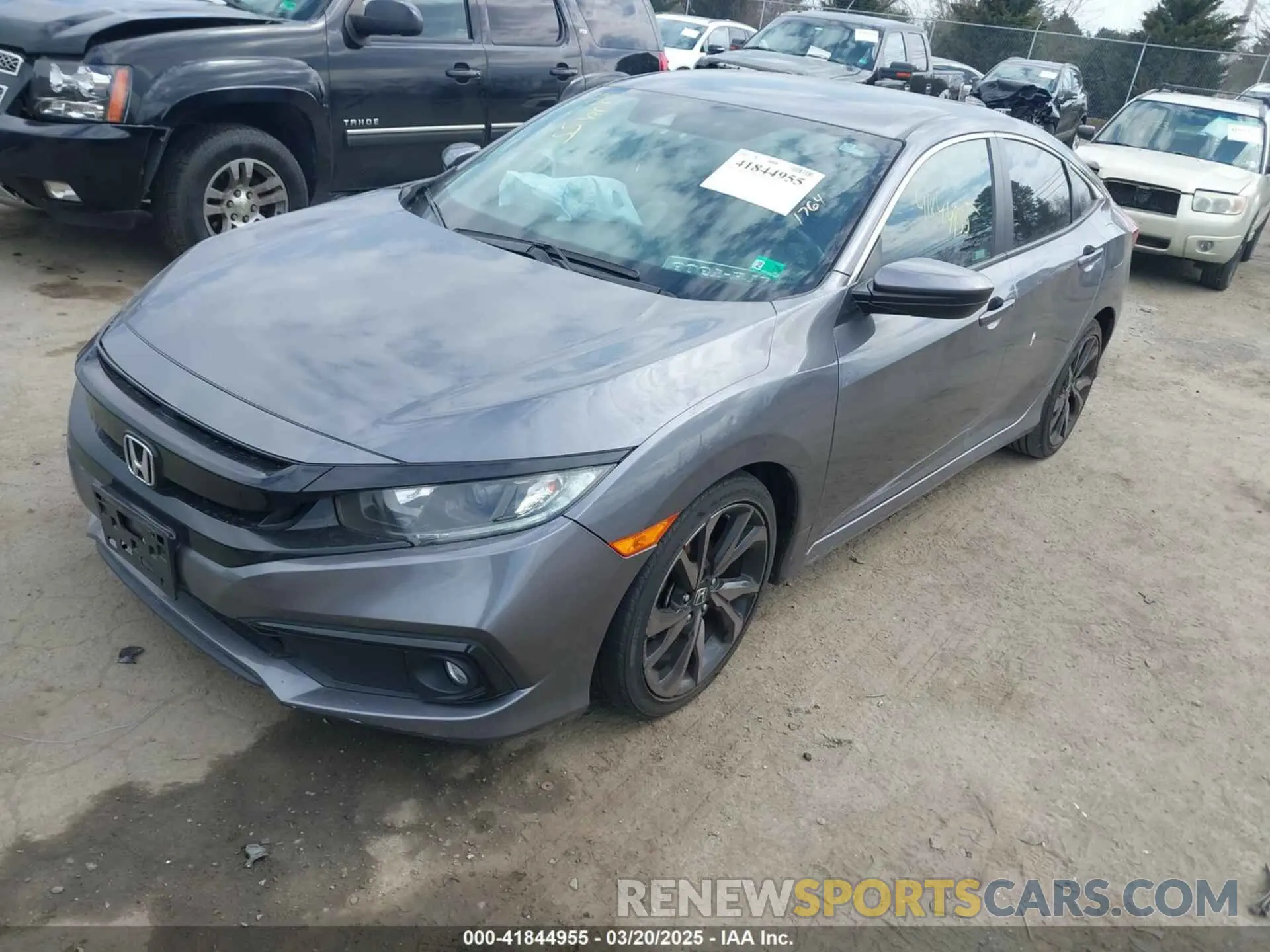 2 fotografías del automóvil dañado 2HGFC2F89LH503084 HONDA CIVIC 2020