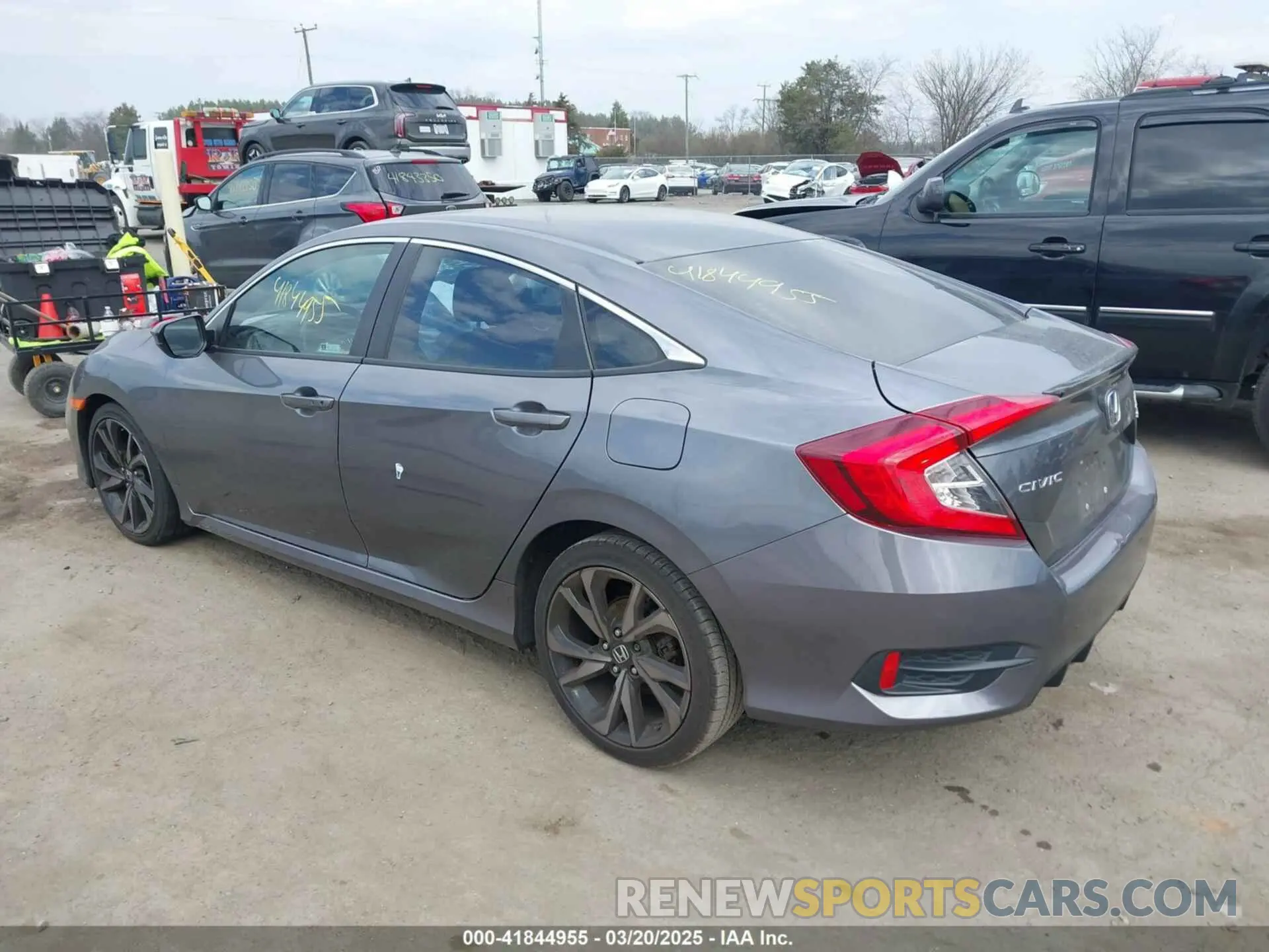 3 fotografías del automóvil dañado 2HGFC2F89LH503084 HONDA CIVIC 2020
