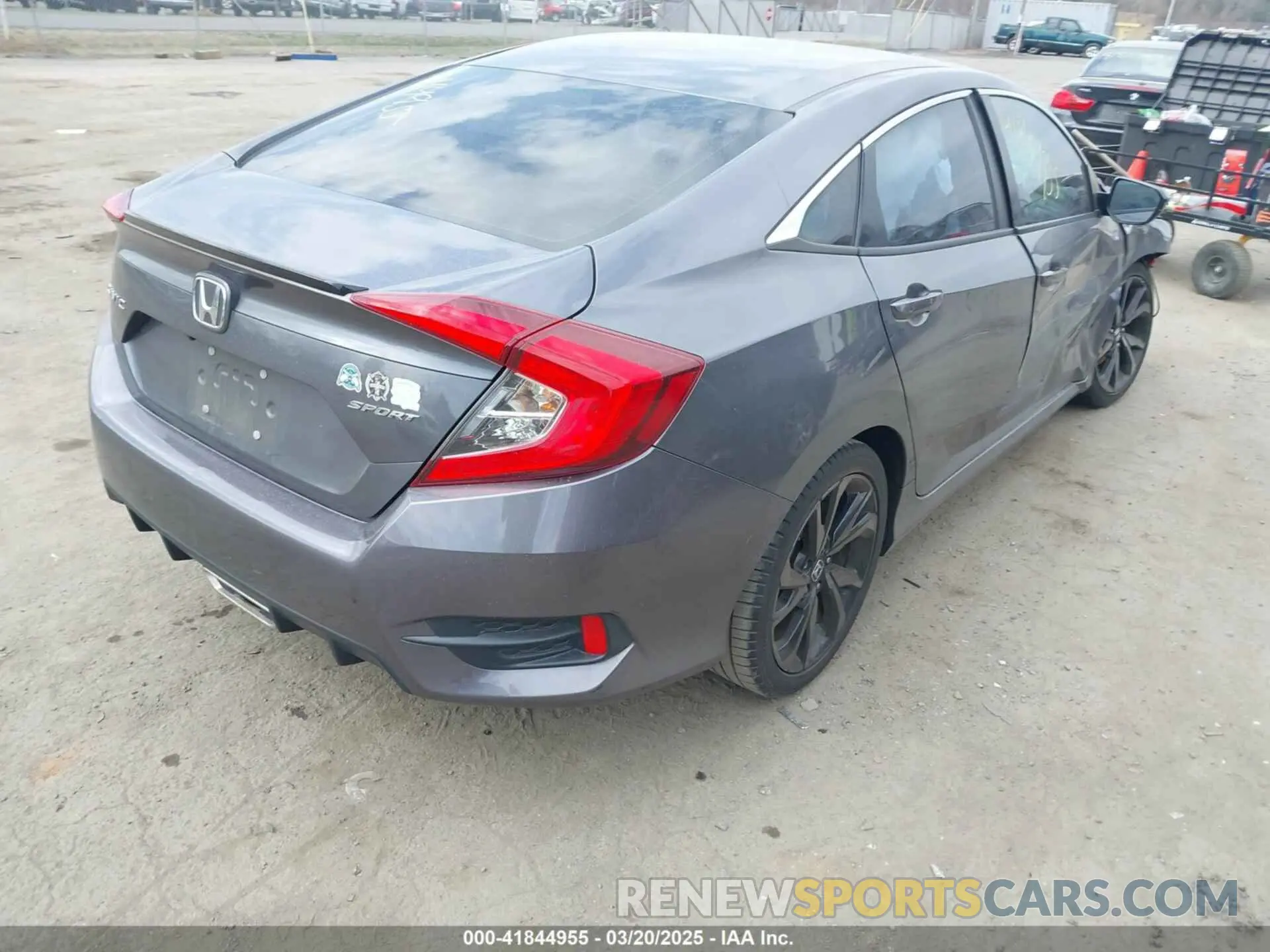 4 fotografías del automóvil dañado 2HGFC2F89LH503084 HONDA CIVIC 2020