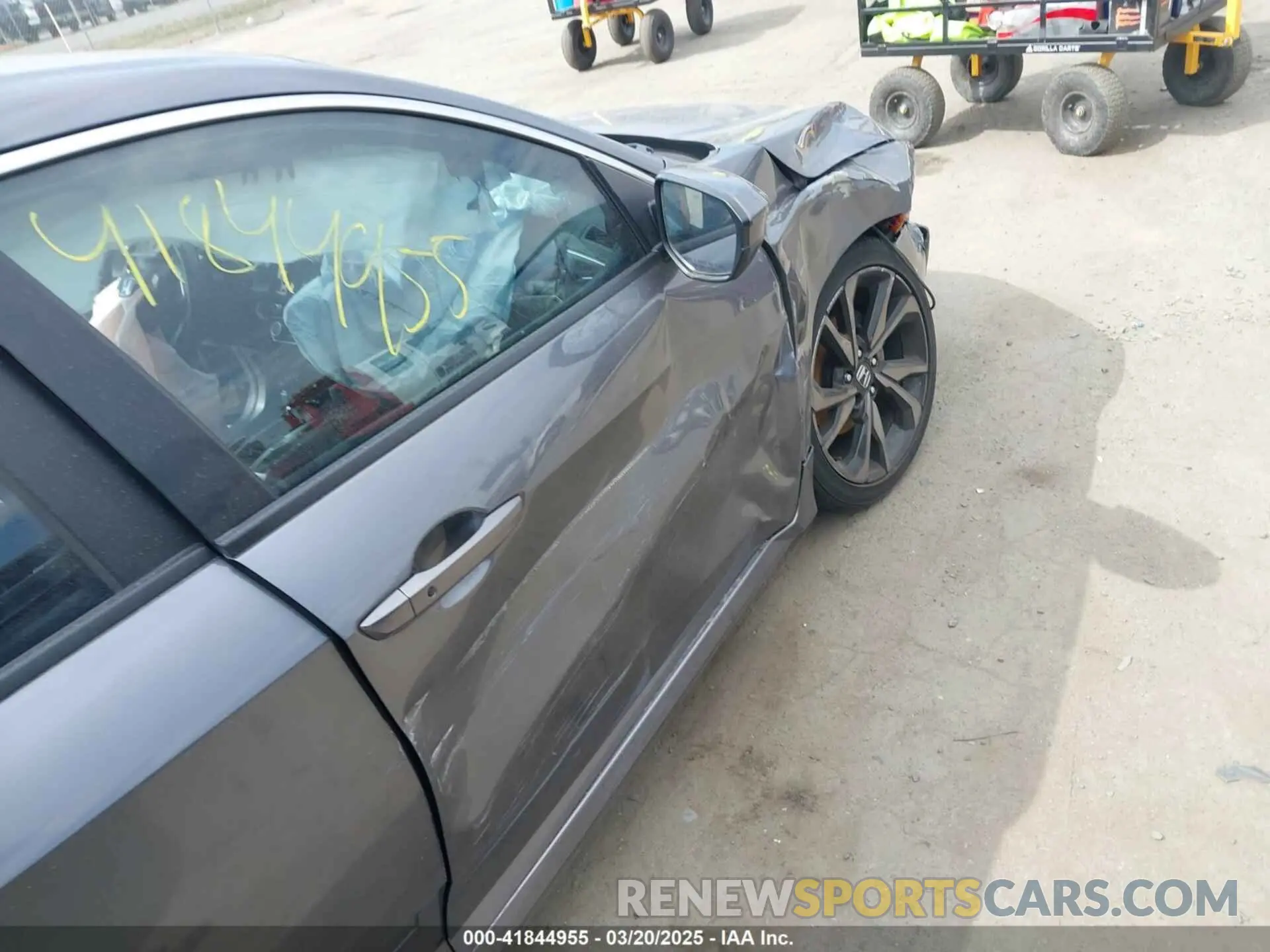 6 fotografías del automóvil dañado 2HGFC2F89LH503084 HONDA CIVIC 2020