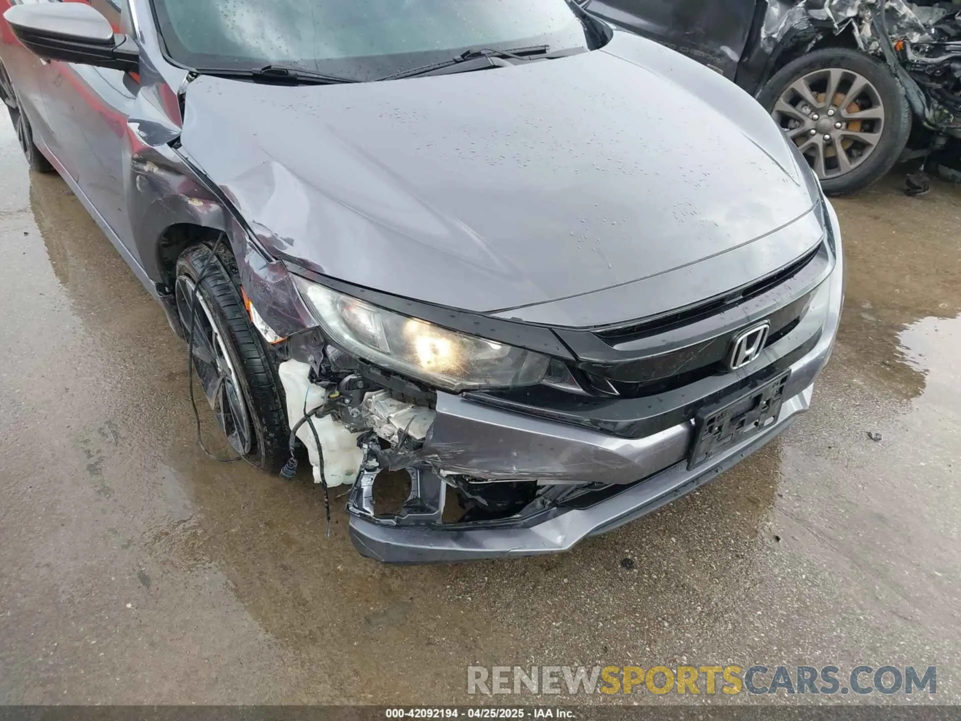 6 fotografías del automóvil dañado 2HGFC2F89LH531726 HONDA CIVIC 2020