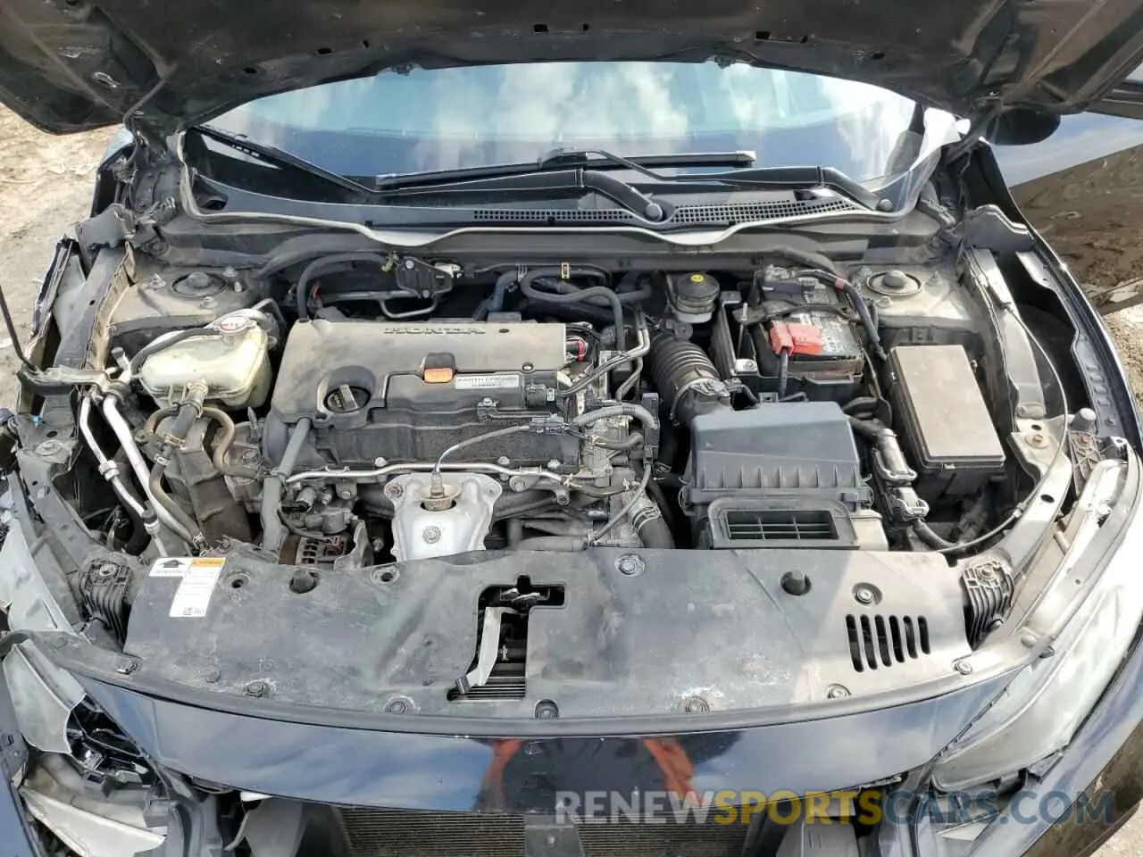 12 fotografías del automóvil dañado 2HGFC2F89LH532696 HONDA CIVIC 2020