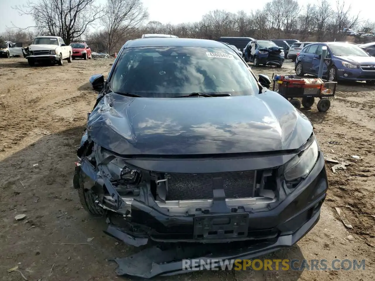 5 fotografías del automóvil dañado 2HGFC2F89LH532696 HONDA CIVIC 2020