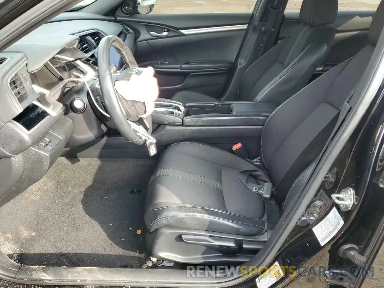 7 fotografías del automóvil dañado 2HGFC2F89LH532696 HONDA CIVIC 2020