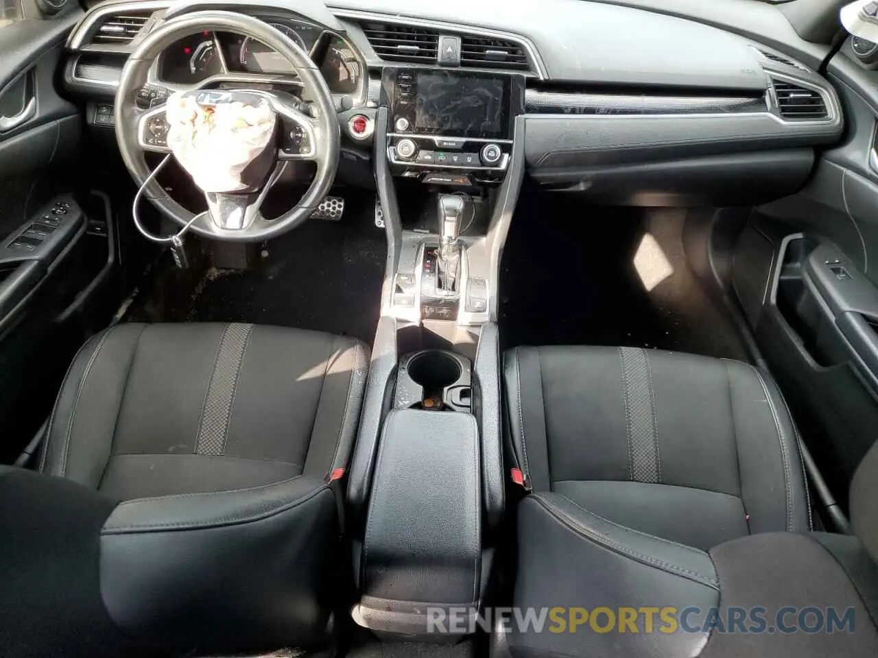 8 fotografías del automóvil dañado 2HGFC2F89LH532696 HONDA CIVIC 2020